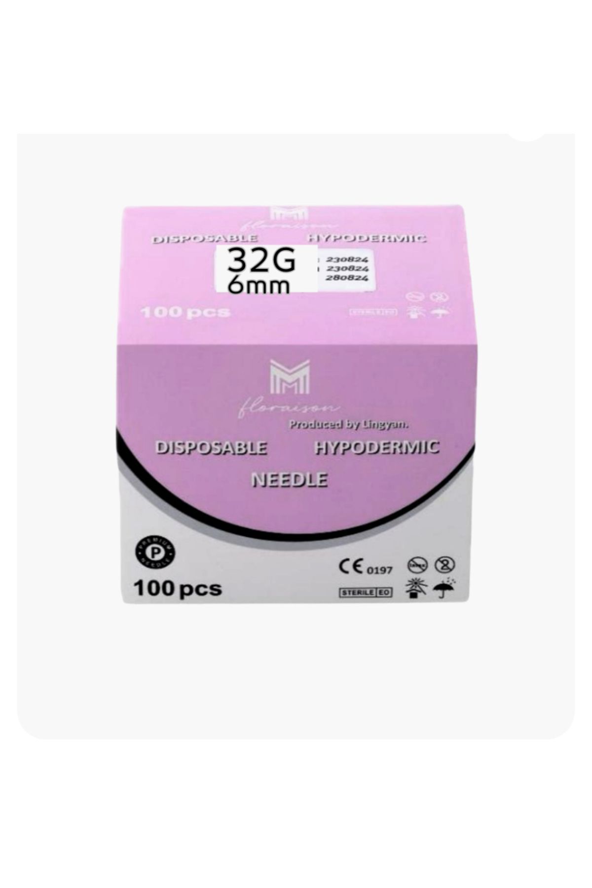 SerenityHaven 32G x 6MM Mezoterapi Enjektör Ucu 100 Adet