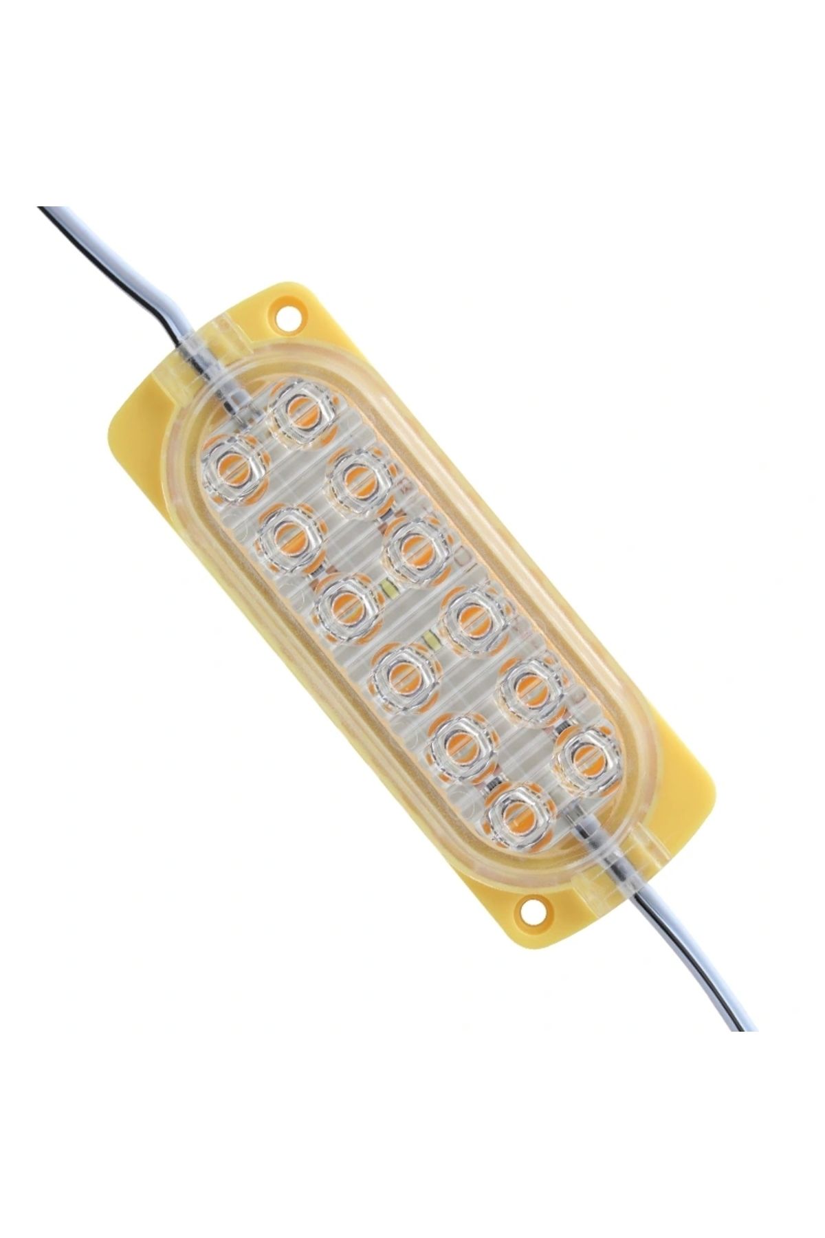 ALFA AKSESUAR 03 Tek Renk Sarı Modül Led 2835 24 Volt 2.4 Watt