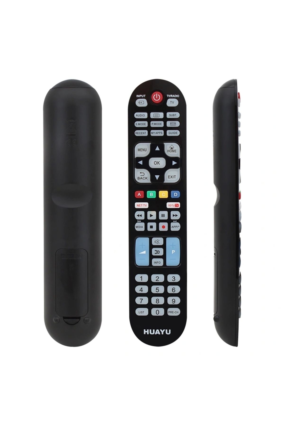 ALFA AKSESUAR 03 Huayu Urc1515 Lg-sony-samsung Netflıx-youtube Tuşlu 3 İn 1 Unıversal Lcd-led Tv Kumanda Ambalajlı