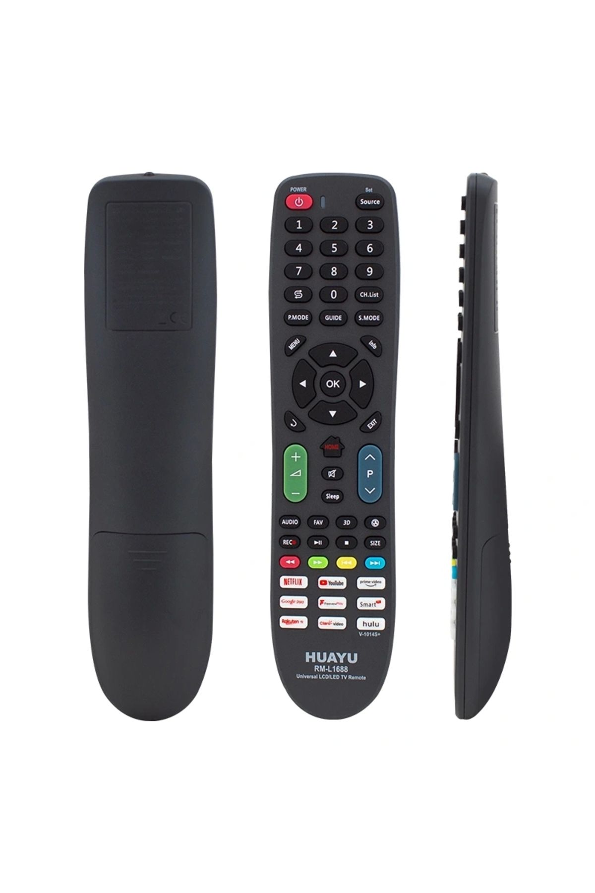 ALFA AKSESUAR 03 Huayu Rm-l1688 (v-1014s) Netflıx-youtube-prıme Vıdeo-google Play Tuşlu Lcd-led Tv Unıversal Kumanda