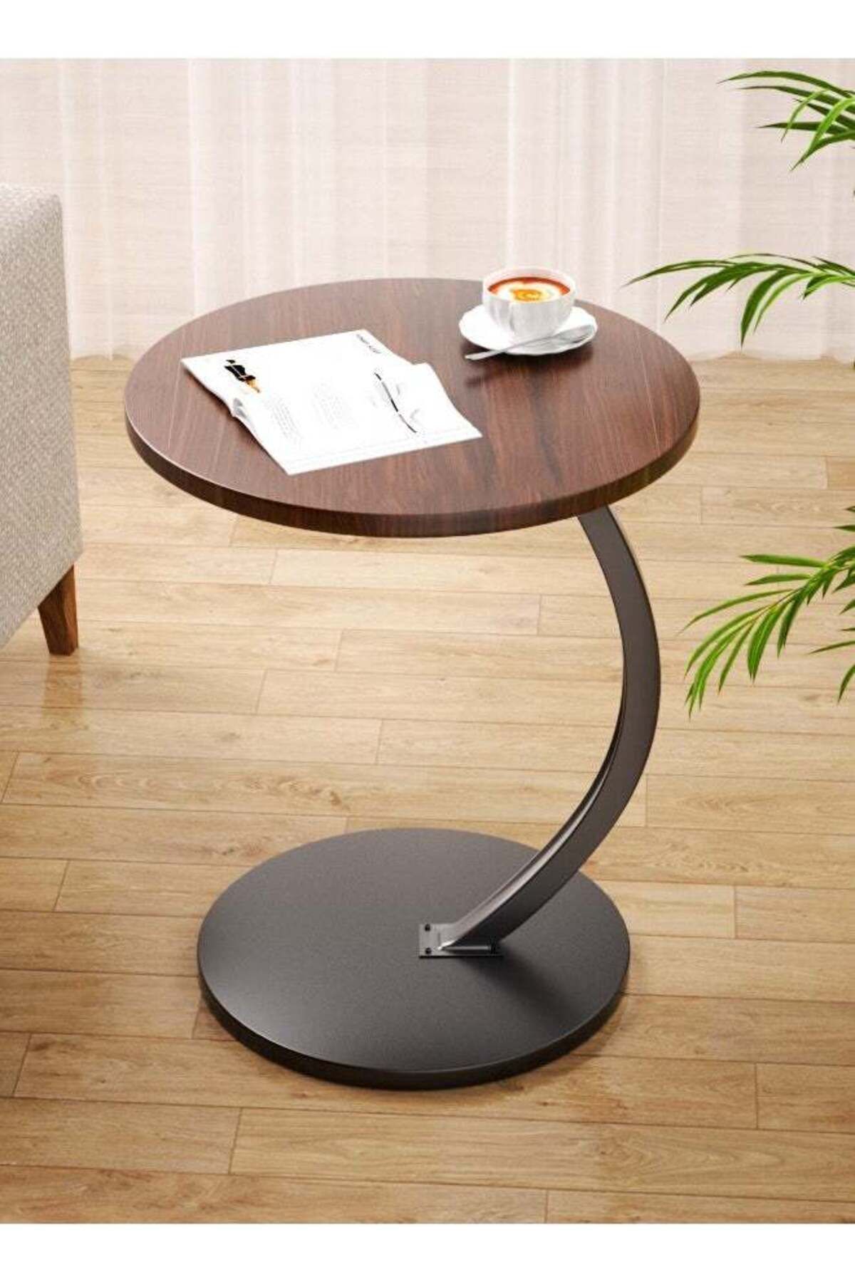 Generic-Metal Frame C Shape Coffee Table Side Table End Table 1