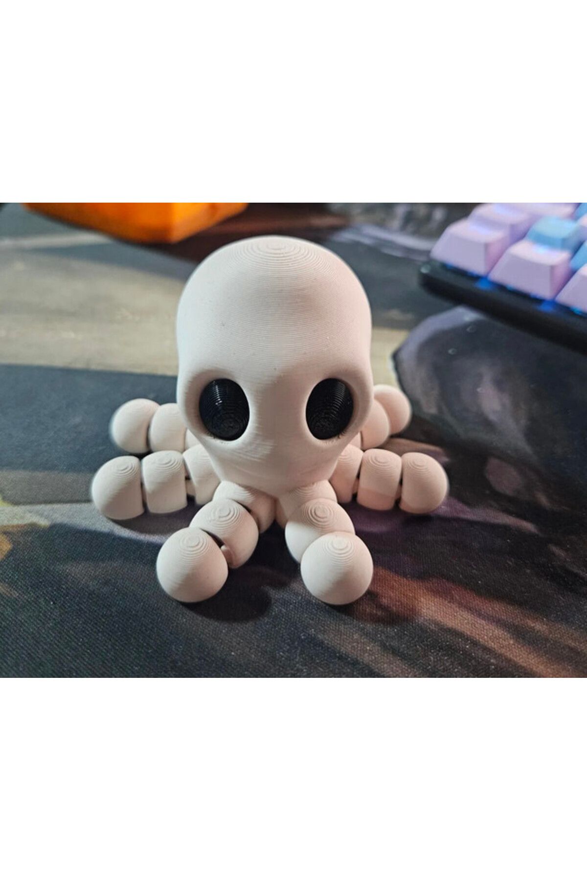 TSC 12CM Ufak Hareketli Örümcek Balığı PLA Doğal Malzeme MD1