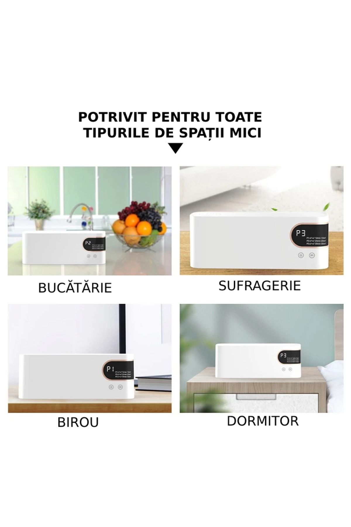 Sofia Concept-Ozone/Anion Air Purifier, Sterilization, Sofia CONCEPT®, 4W, 3 Modes, Portable, 2000mAh, Green 7