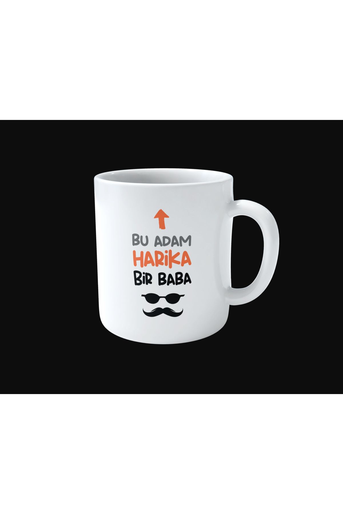 EYS Tasarım Babalar Gününe Özel Bu adam Harika Bir Baba Yazılı Kupa Bardak Hediyelik