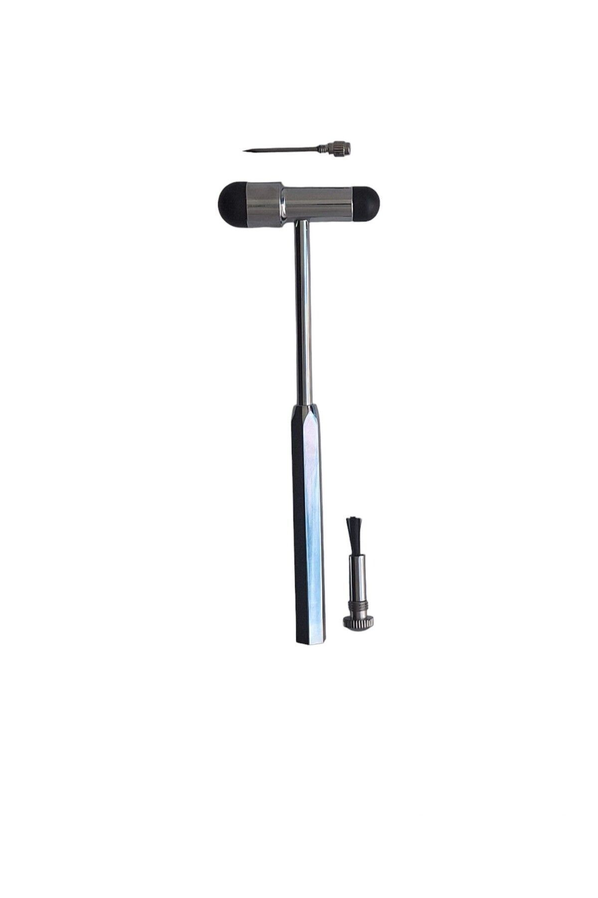 SerenityHaven Buck Refleks Çekici Metal Standart Iğneli Fırçalı