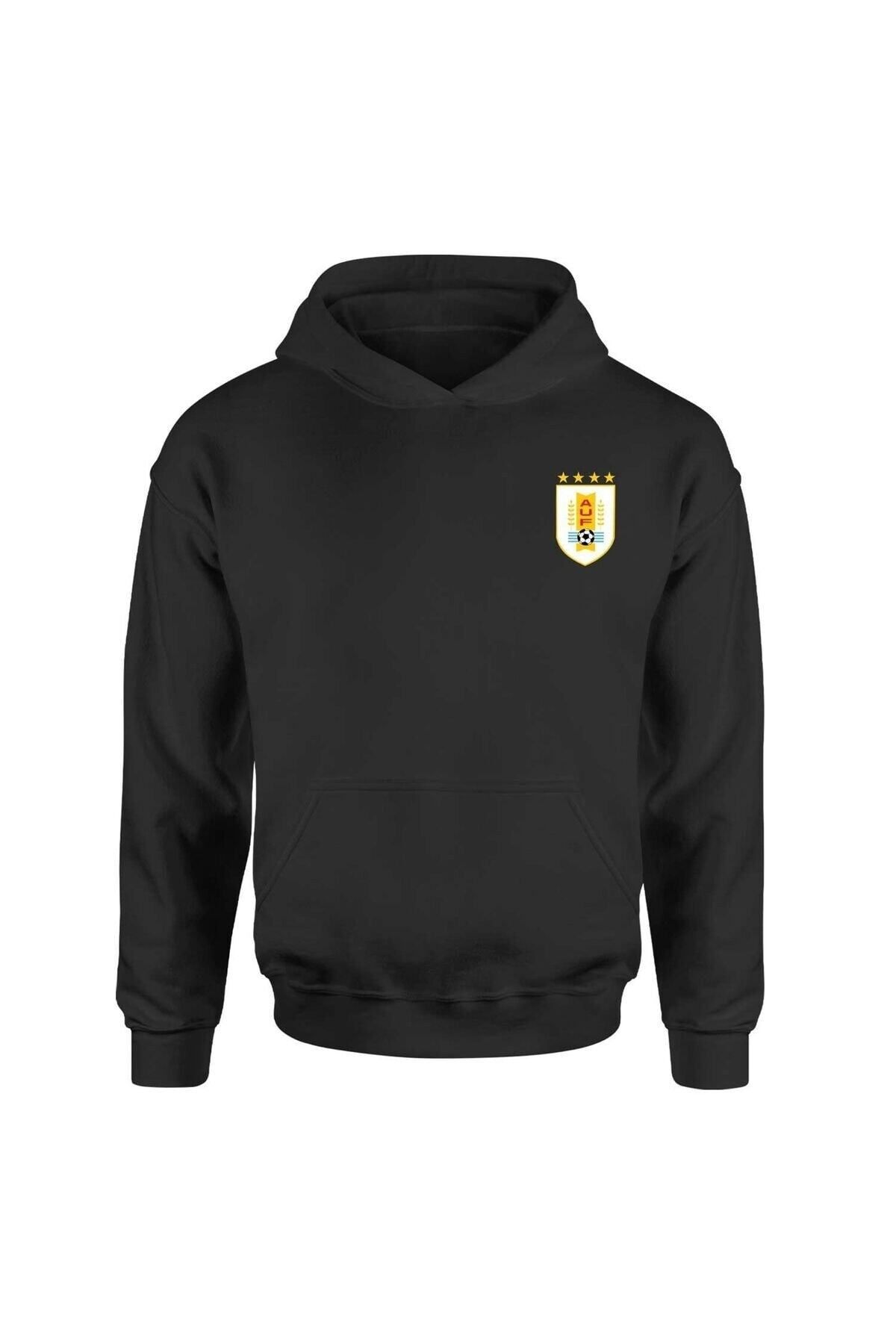 Pisa Art Uruguay Futbol Takımı Siyah Hoodie
