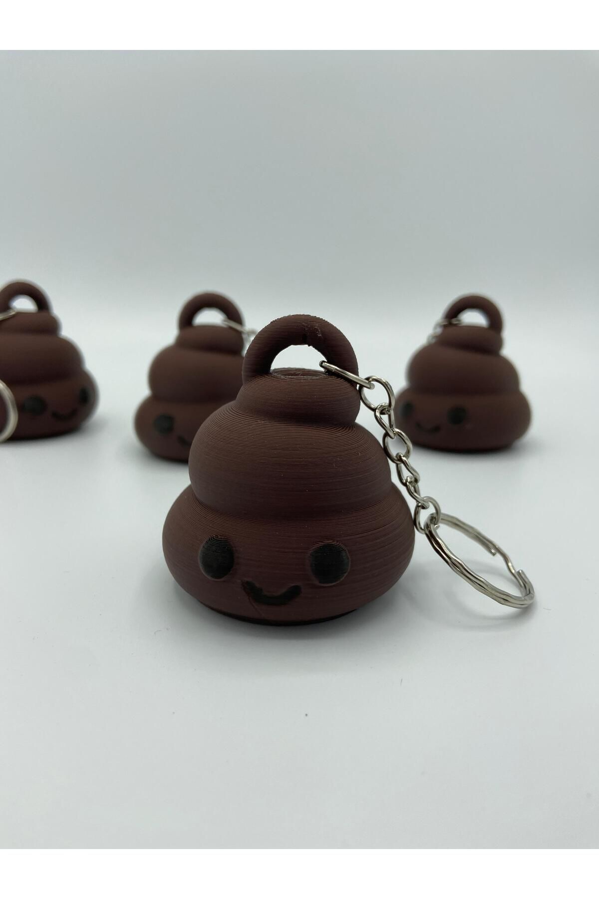 Ehlikeyif Sevimli Emoji Kaka veya Poop Anahtarlık (1 Adet)