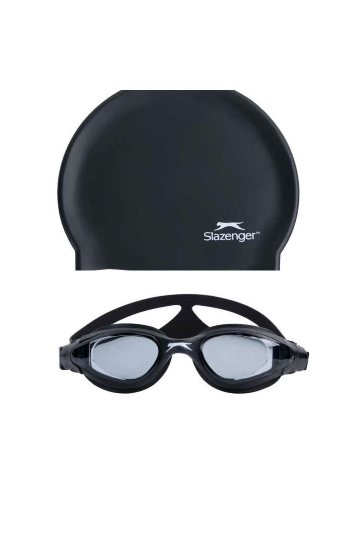 Slazenger Junior Yüzücü Gözlüğü Aero GS16 Smoke BlackBlack+BONE