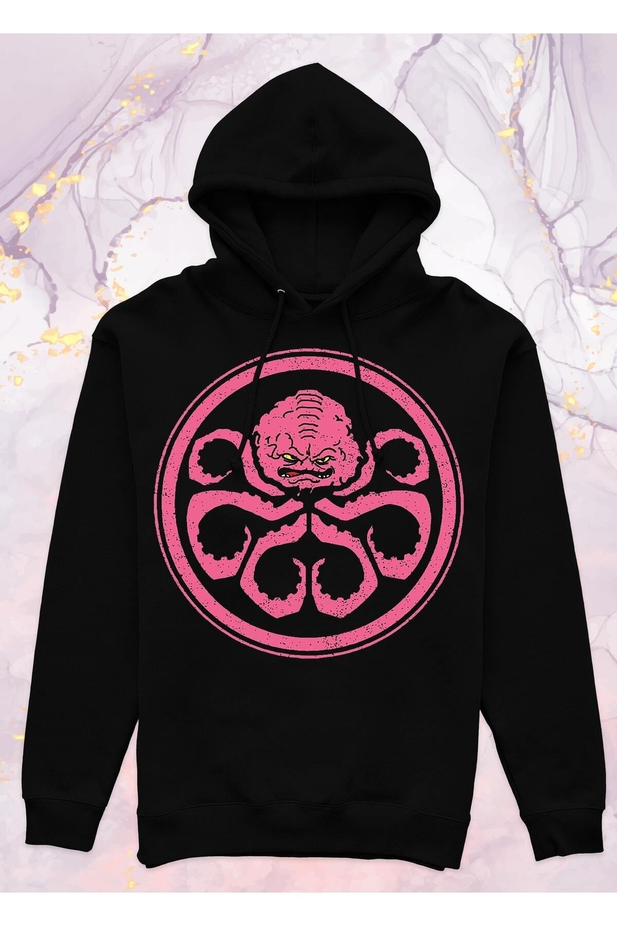 Pisa Art Ninja Kaplumbağalar (tmnt) - Krang - Cepsiz Kapüşonlu Sweatshirt