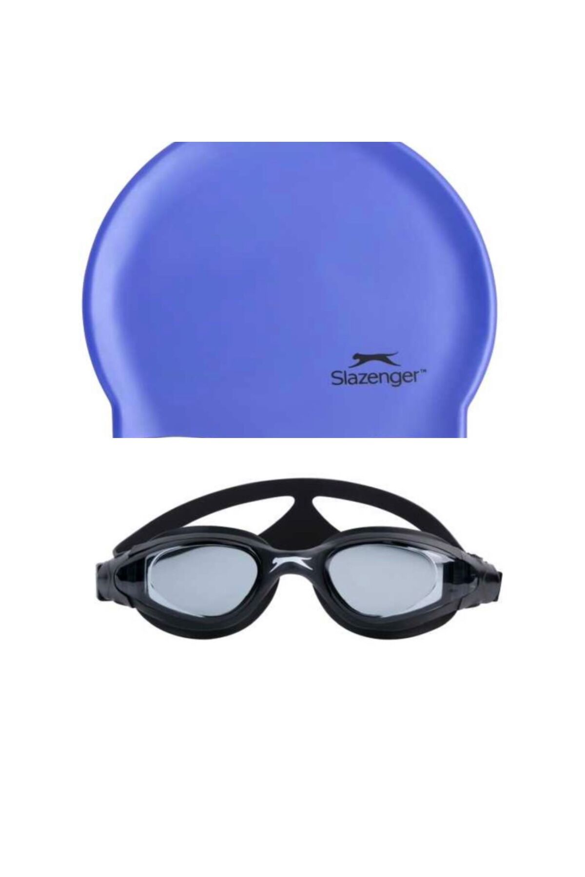 Slazenger Yetişkin Yüzücü Gözlüğü Aero GS26 SmokeBlckBlk+BONE