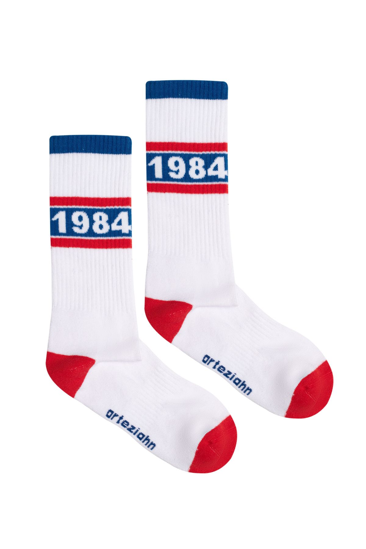 Arteziahn since 1984 Red-Blue Kırmızı Mavi Beyaz Turuncu Mavi Unisex Spor & Lifestyle Havlu Taban Çorap
