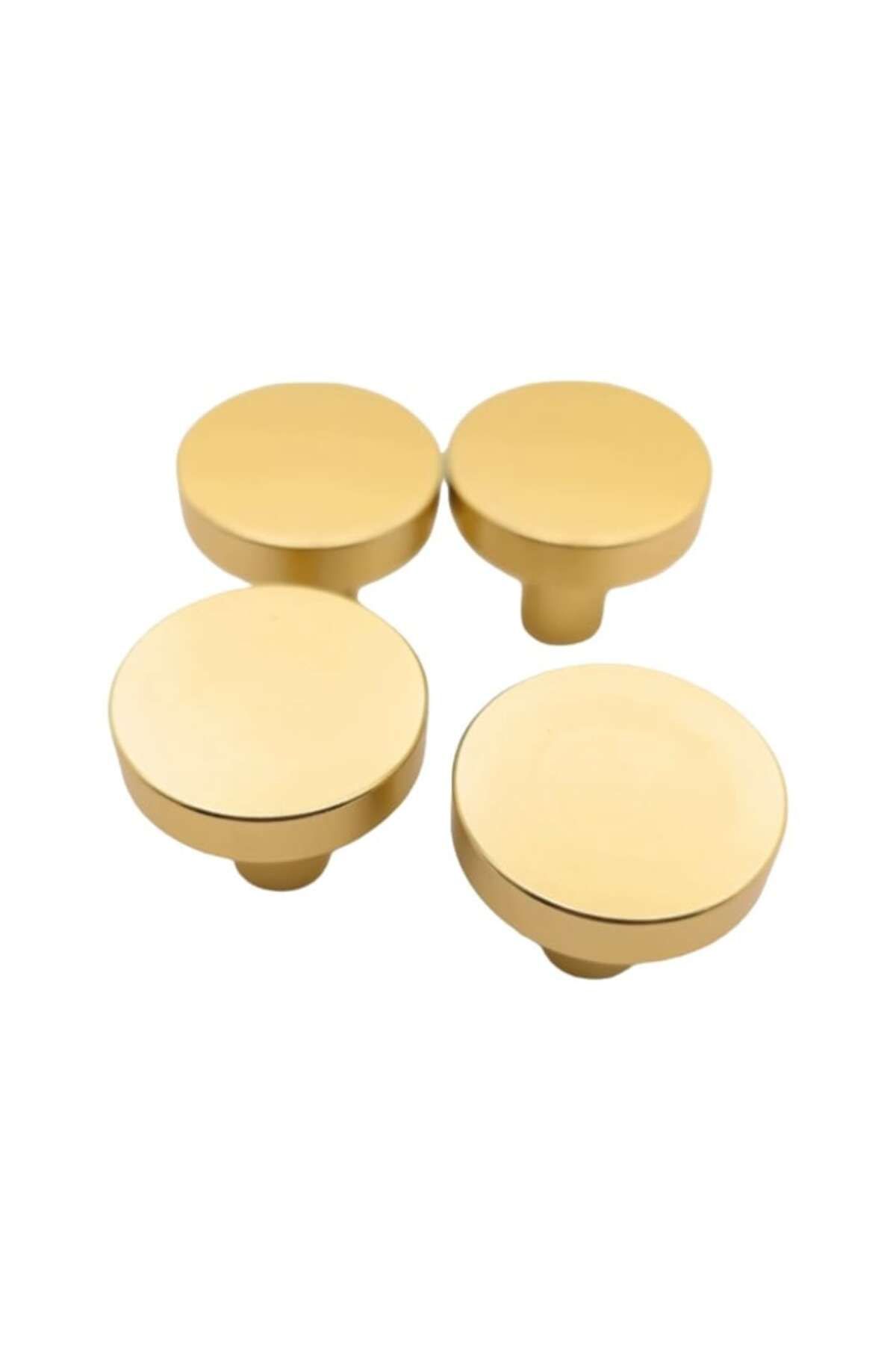 The Casius.-Set 4x Drawer Buttons, Minimalist Round Handle for Drawer or Cabinet, The Casius® 2