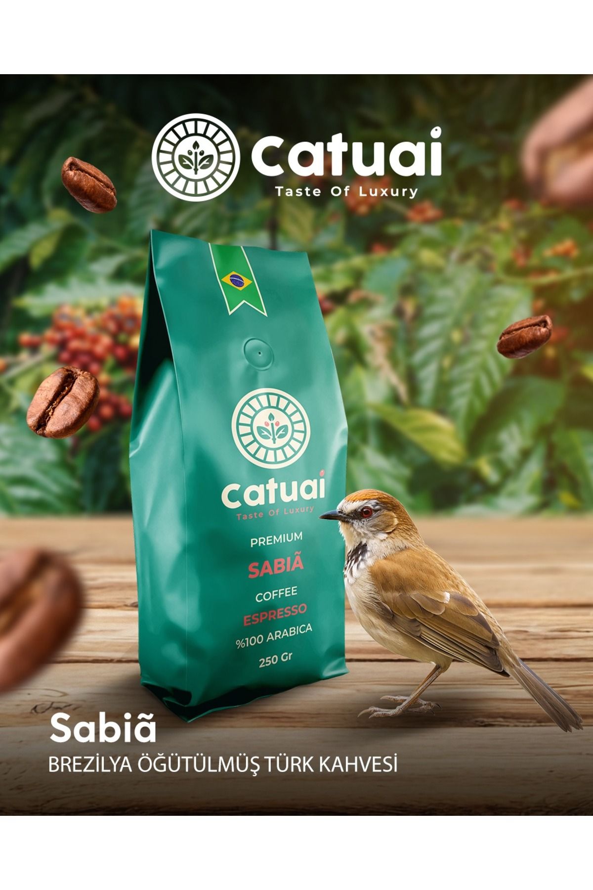 Catuai Premium Sabia Öğütülmüş Türk Kahvesi 250 gram