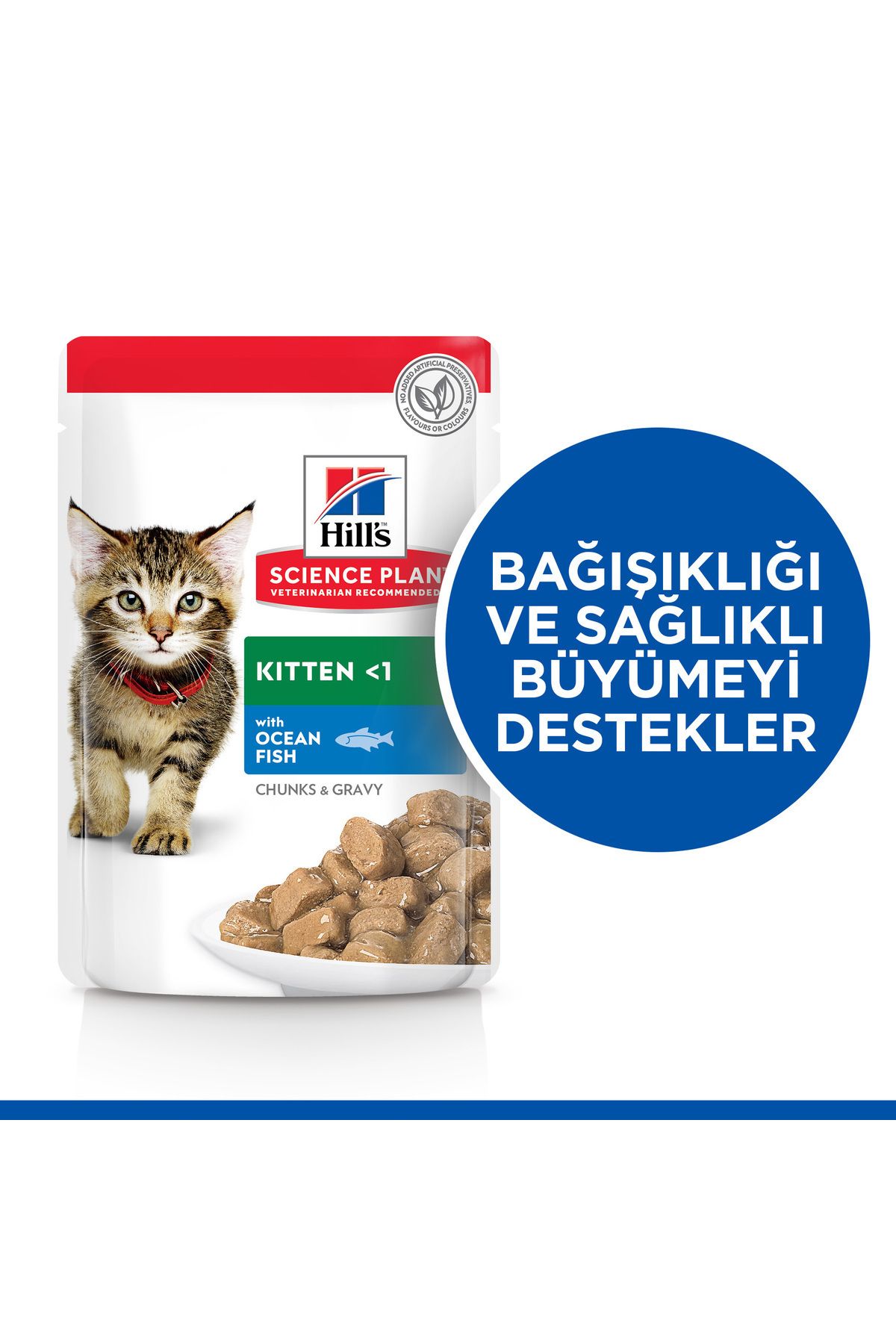 Hill's-SCIENCE PLAN Okyanus Balıklı Yavru Kedi Pouch 12X85g 3