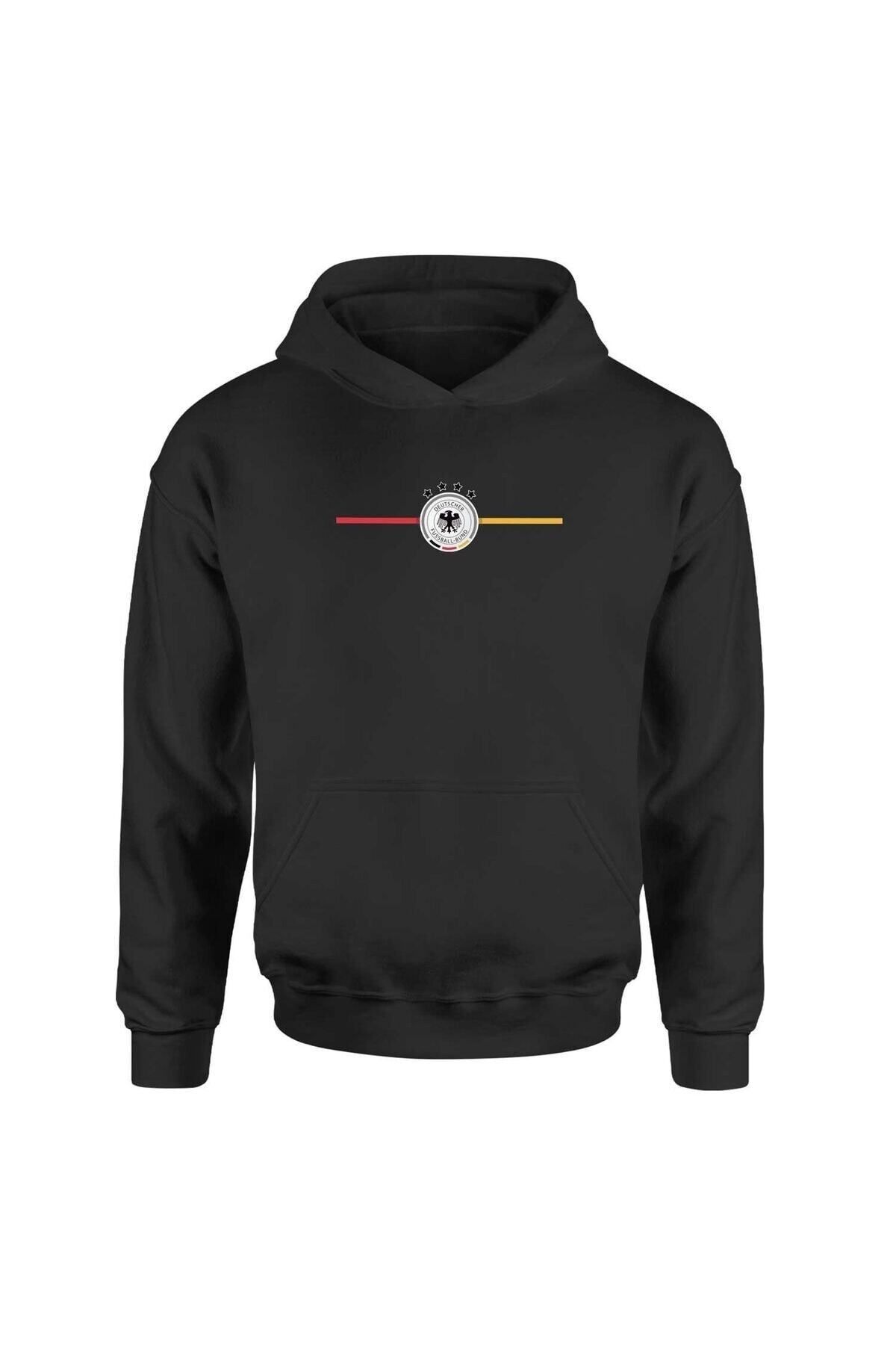 Pisa Art Almanya Siyah Hoodie