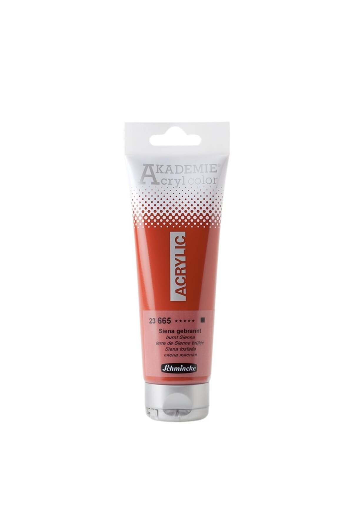Schmincke Akademie Akrilik Boya 120 ml 665 Burnt Sienna