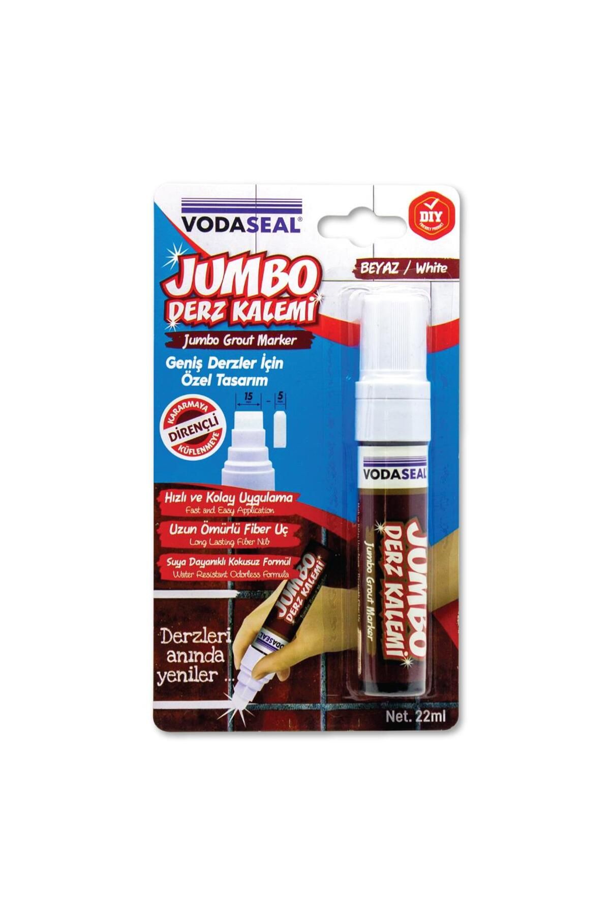 Vodabond VodaSeal Derz Kalemi Jumbo 5-15 mm. - 22 ml. - Beyaz