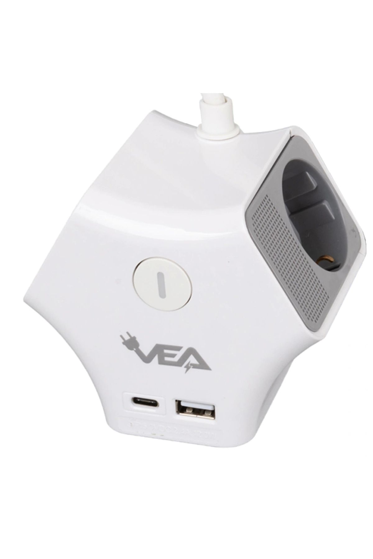 ALFA AKSESUAR 03 3lü Usb+ Type-c Girişli Anahtarlı 1.5 Metre Grup Priz Ve-g903yc