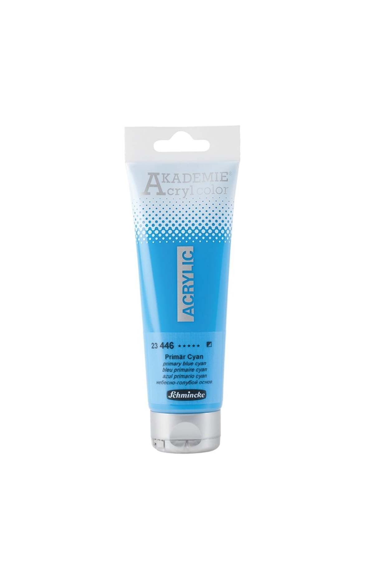 Schmincke Akademie Akrilik Boya 120 ml 446 Primary Blue Cyan