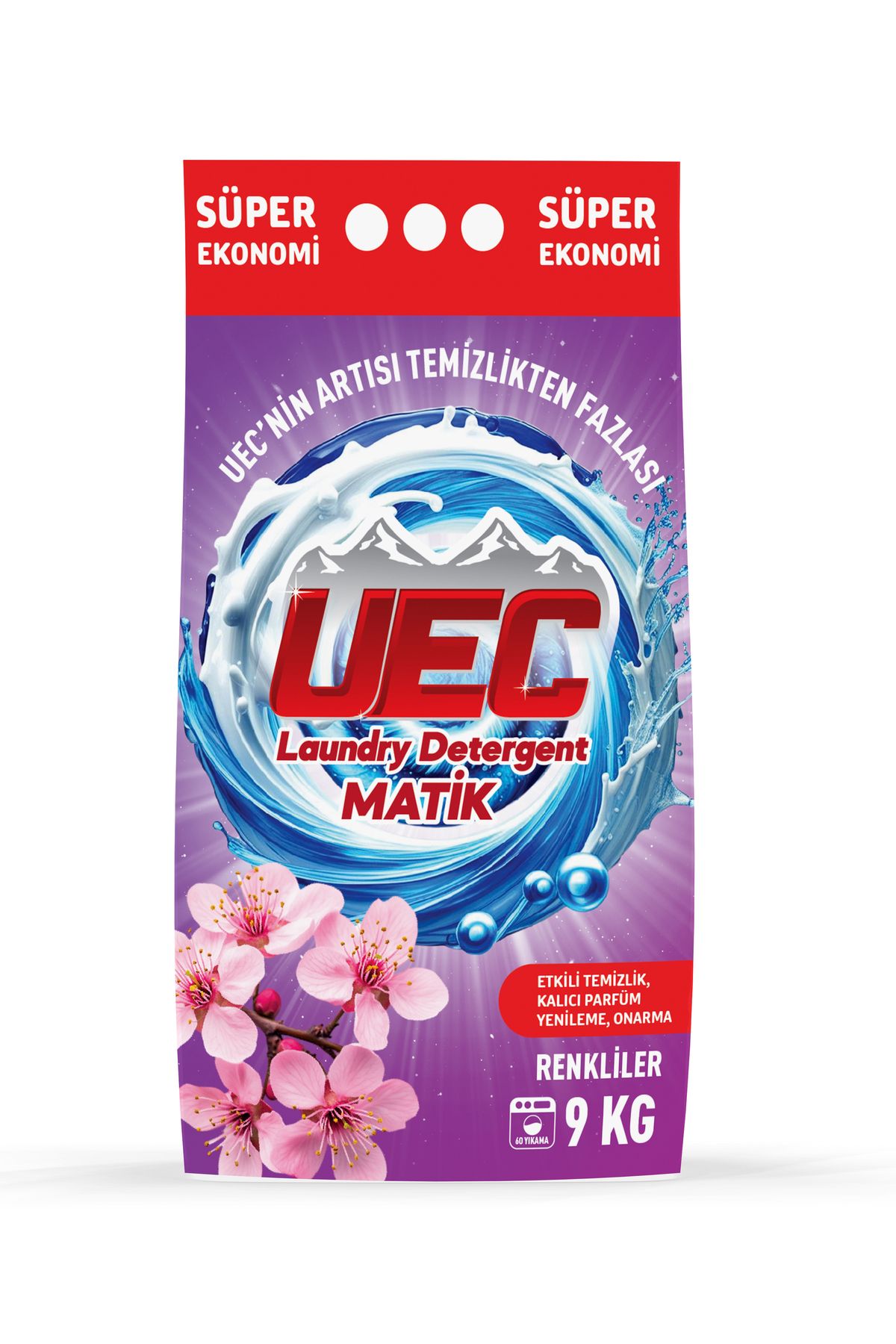 UEC UEC TOZ DETERJAN 9 KG RENKLİLER