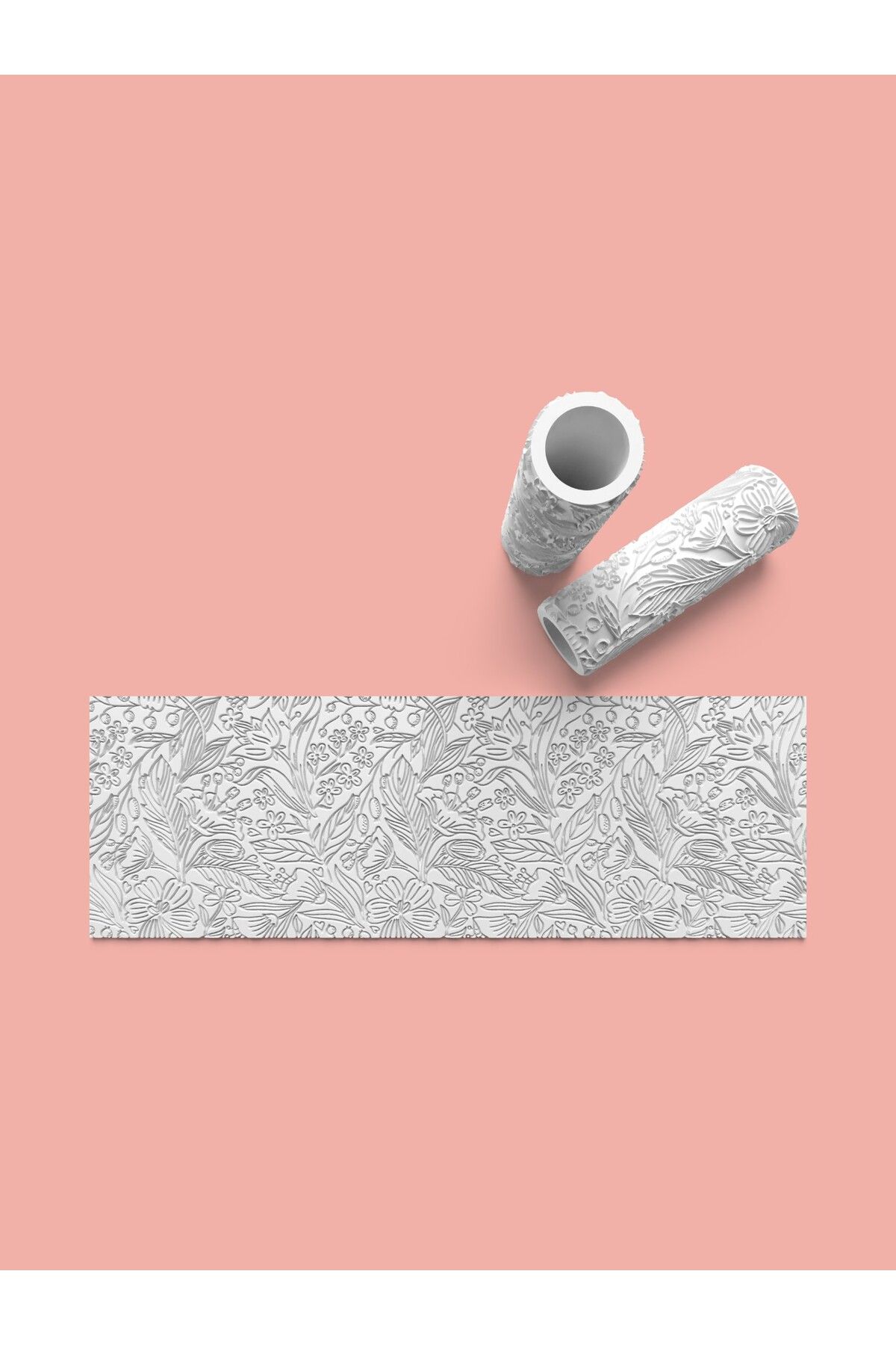 AKTASTORE Hamur Desen Verici Rulo Silindir 10 Cm Uzunluk 0642-1