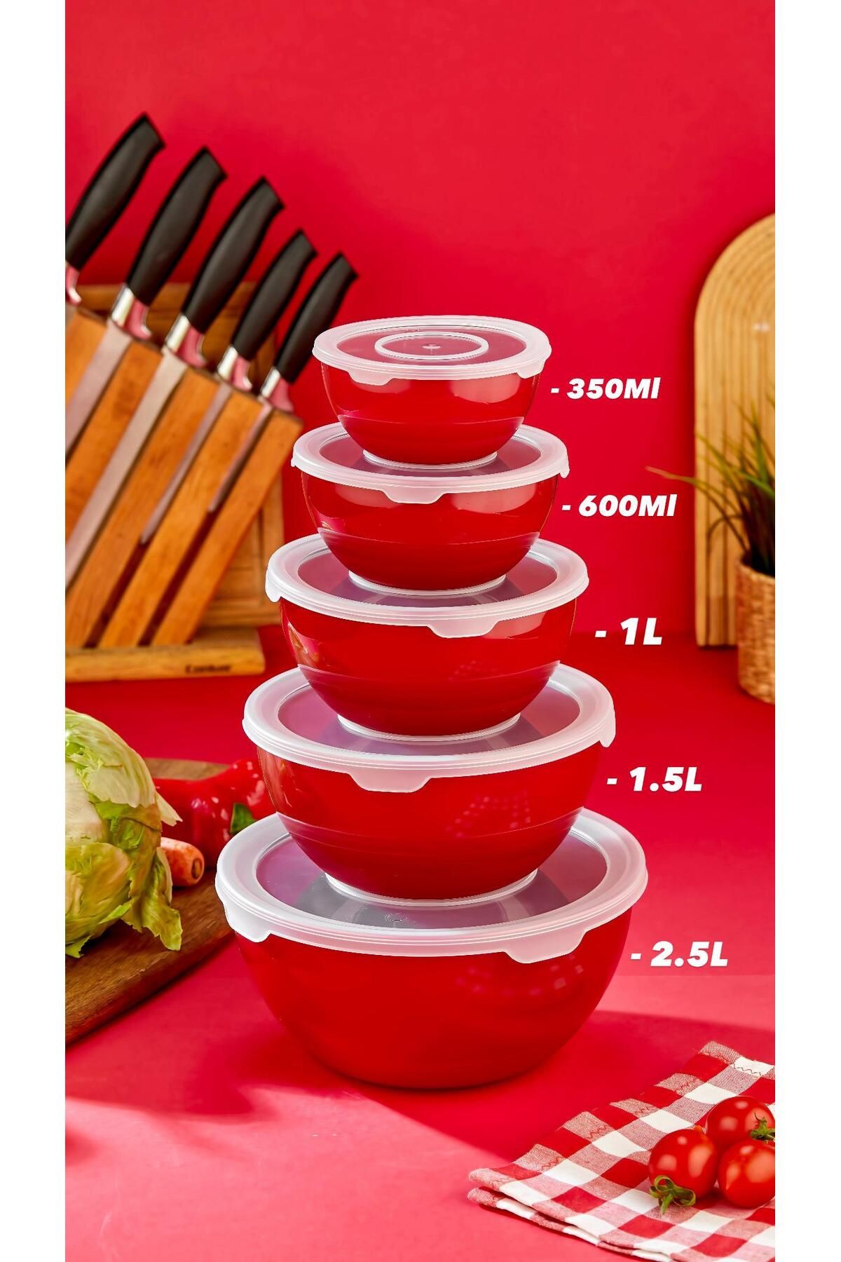 Mek life-Loop Storage Container Set of 5 3