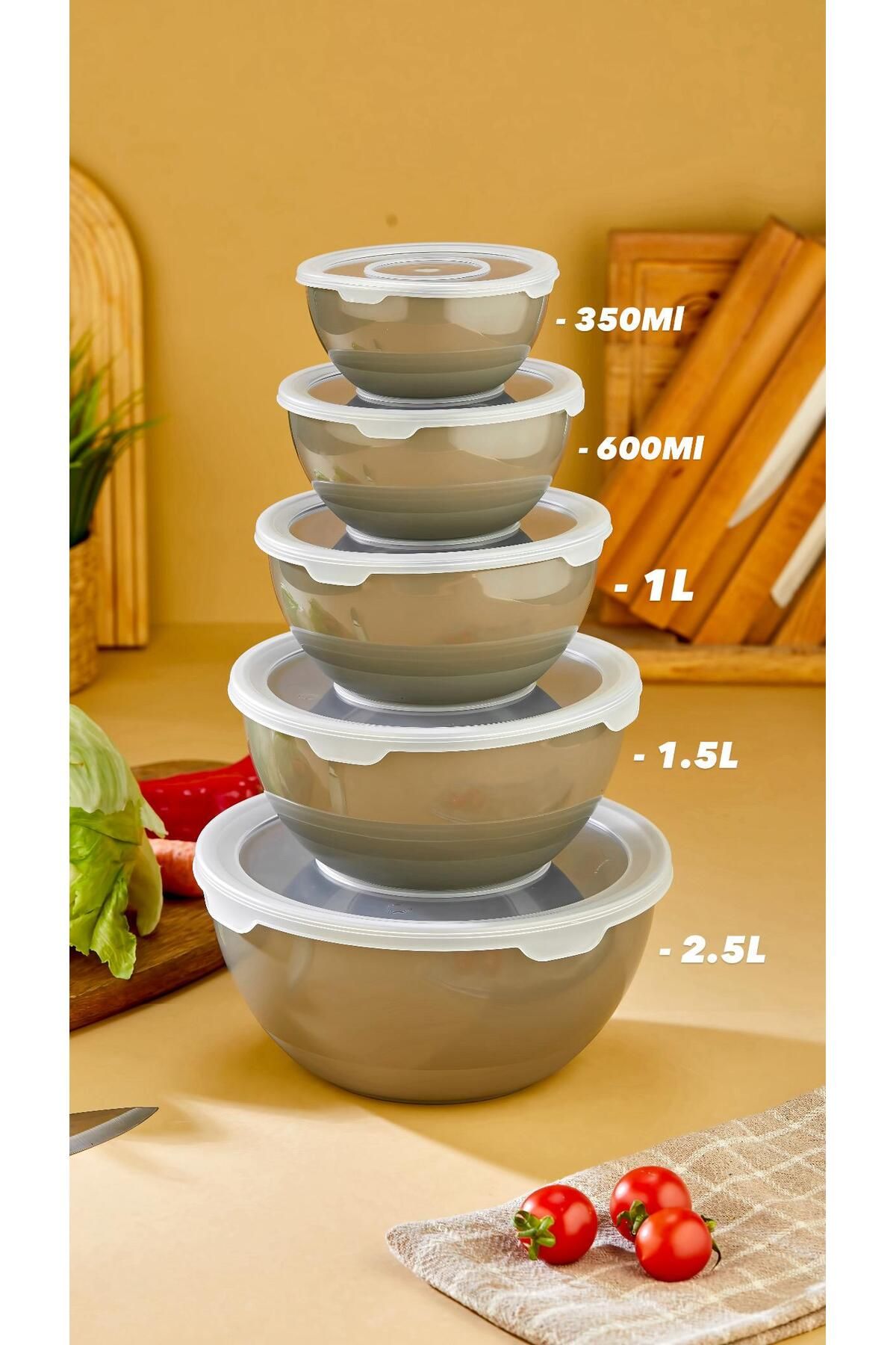 Mek life-Loop Storage Container Set of 5 3