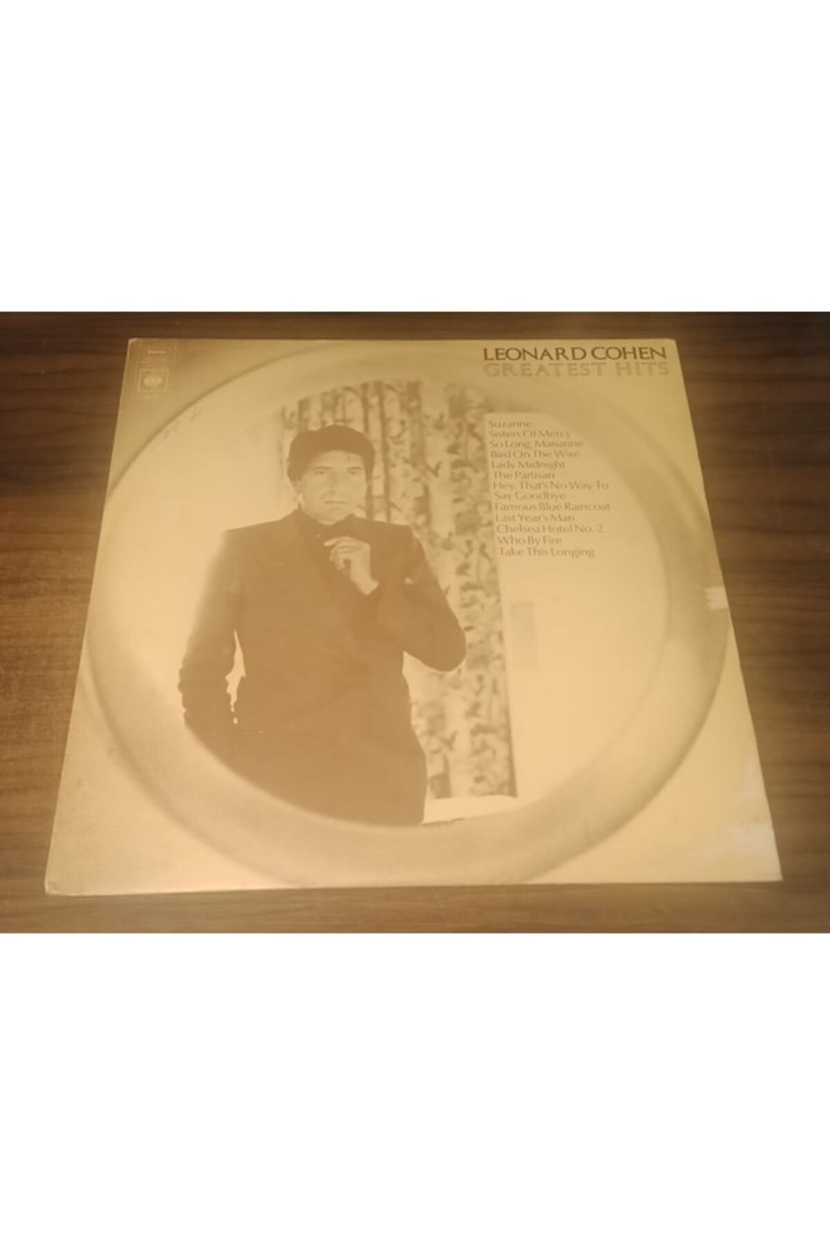 Ege Kitap ve Plak Evi Leonard Cohen - Greatest Hits , Lp 1975 Singer & Songwriter