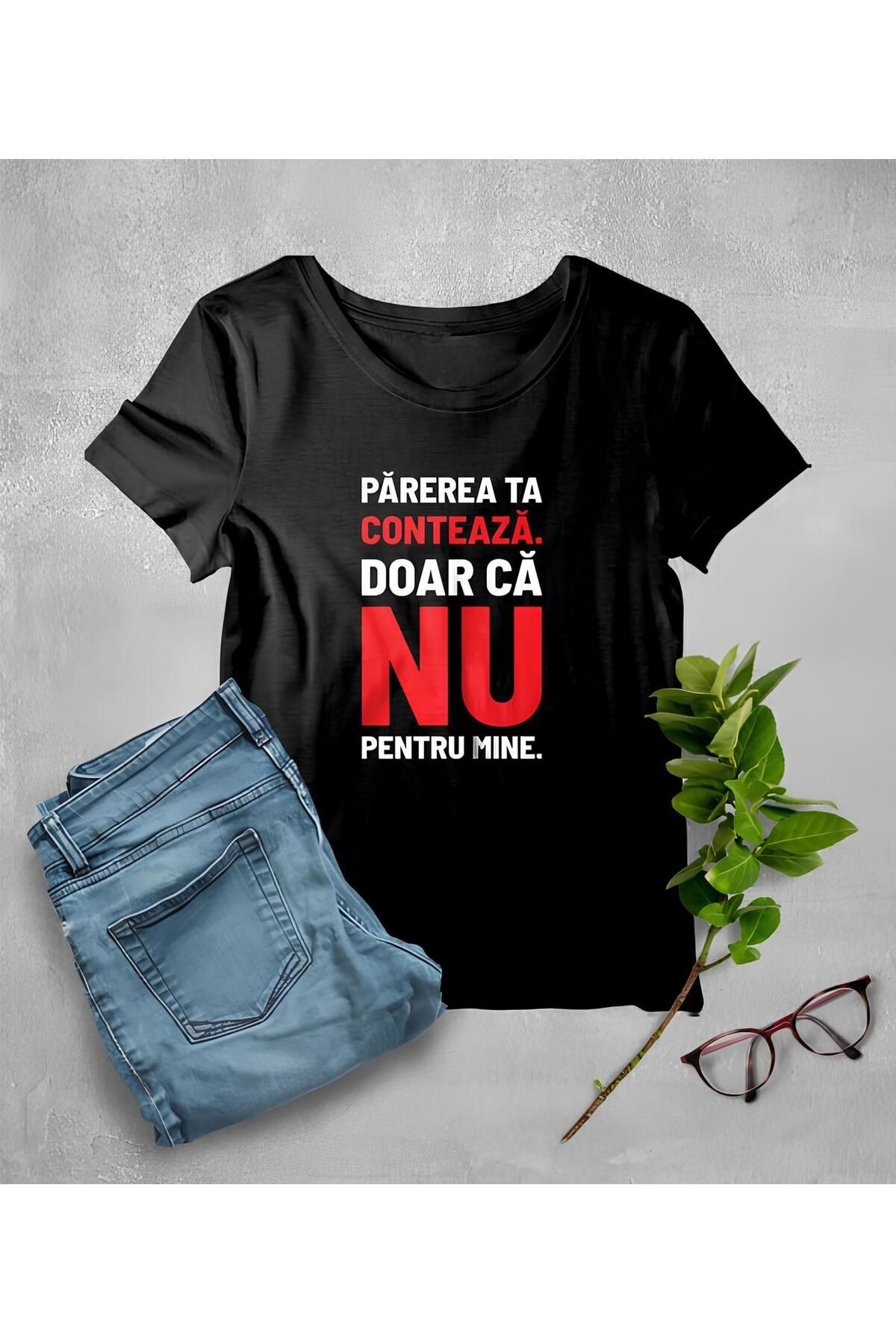 AEMİ Unisex Baskılı Oversize Bisiklet Yaka T-shirt