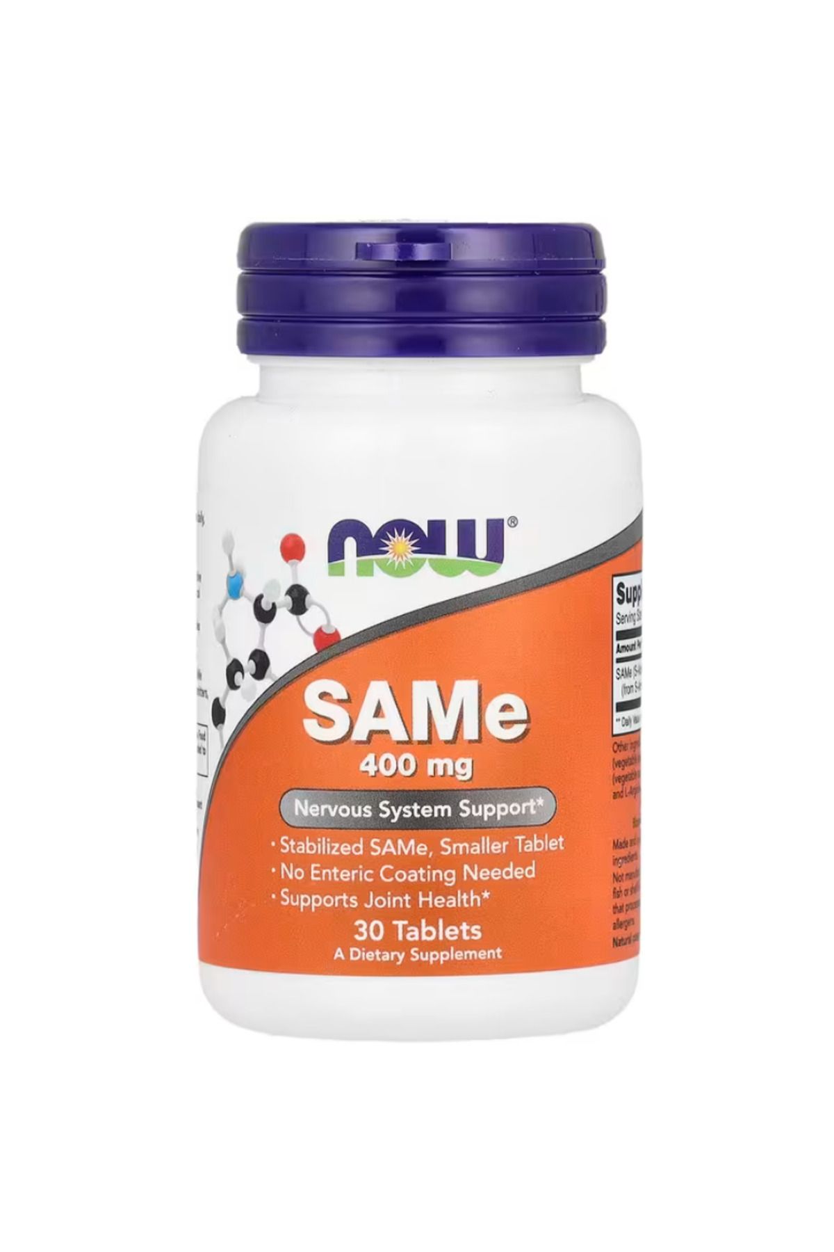 Now Foods , SAMe, 400 mg, 30 Tablets