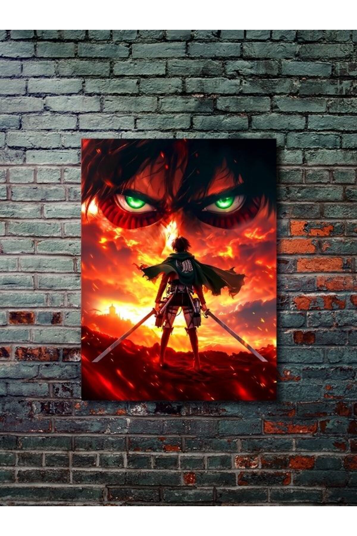 ZNC Attack On Titan - Anime & Manga Posterleri, Özel Tasarım Kağıt Poster, Duvar Sanatı