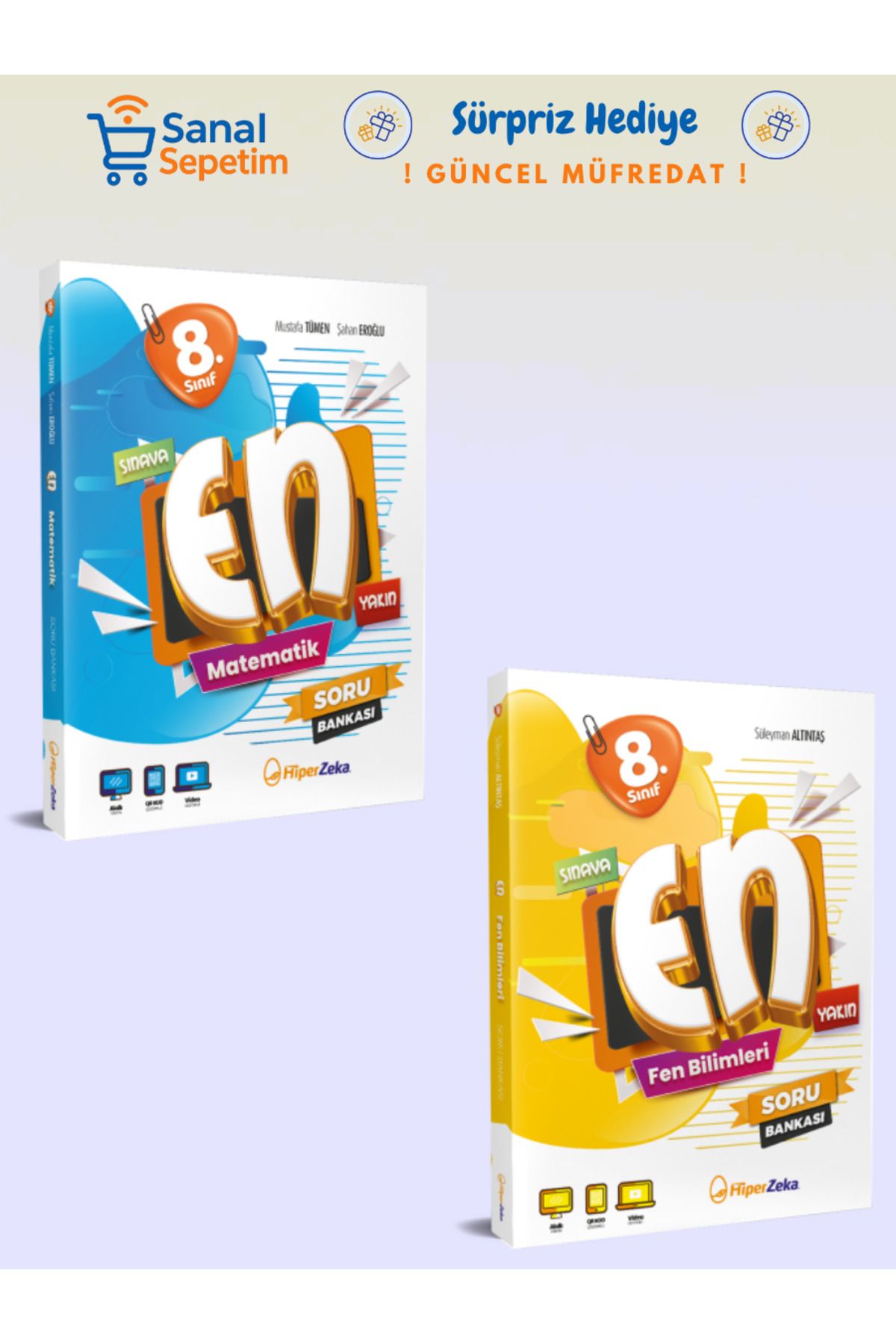 hiper zeka 8. Sınıf EN Matematik - Fen Bilimleri Soru Bankası