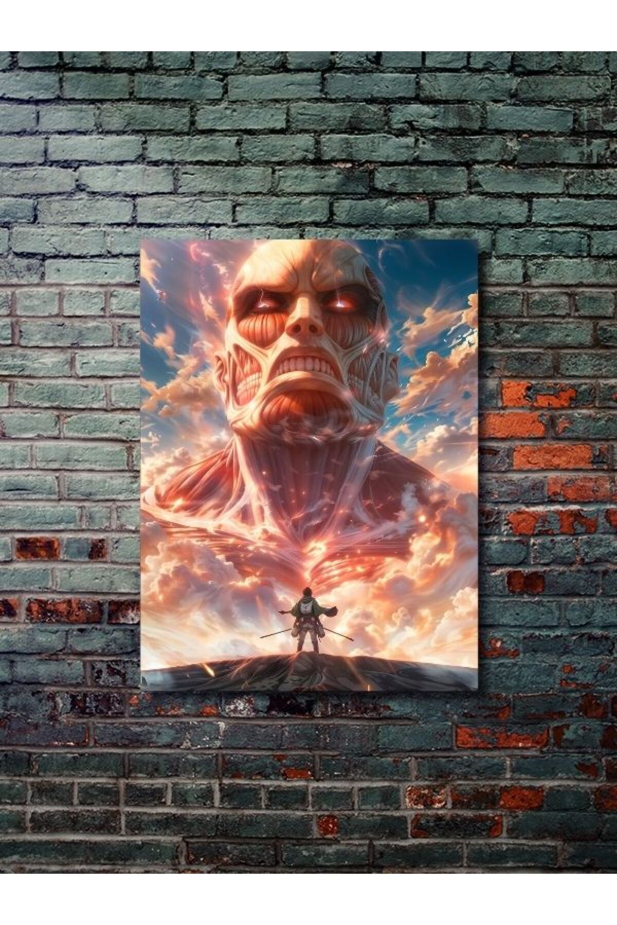 ZNC Attack On Titan - Anime & Manga Posterleri, Özel Tasarım Kağıt Poster, Duvar Sanatı