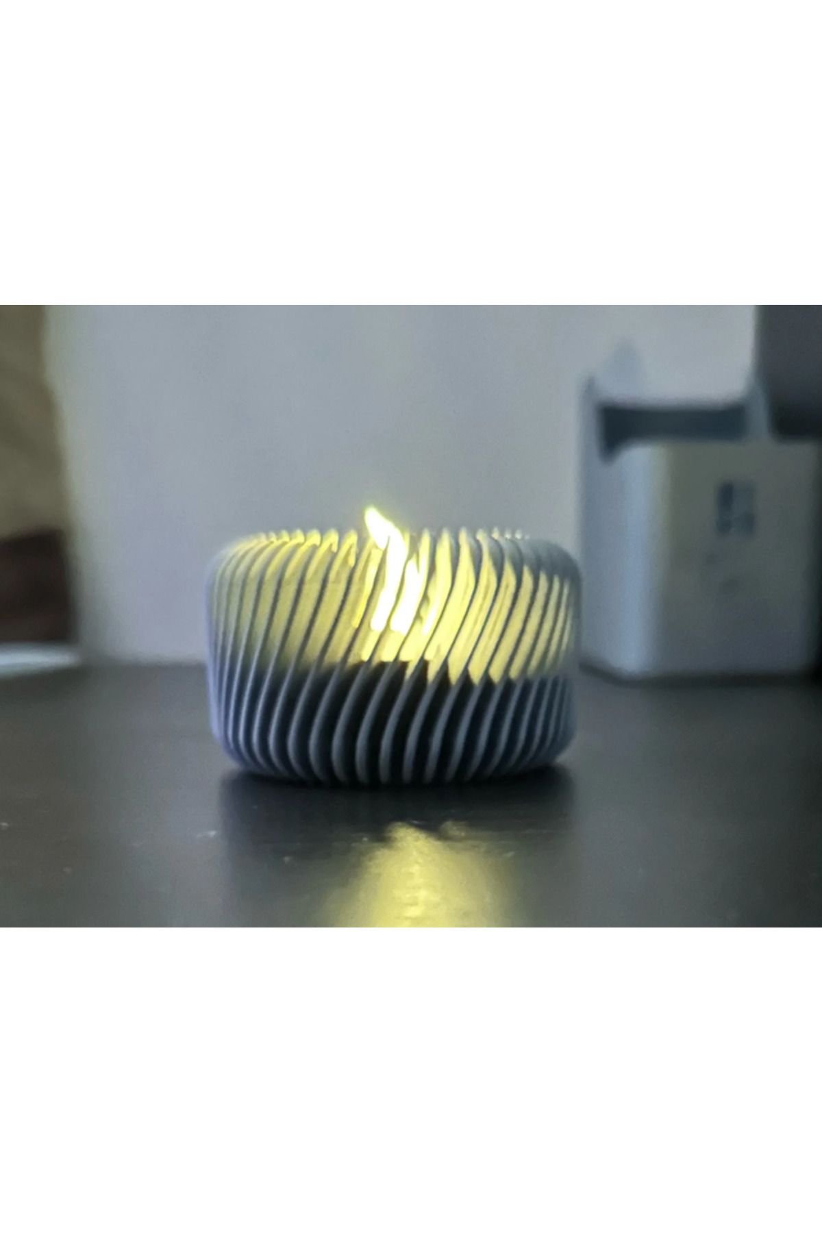TSC Gri Led Mumluk Led Yemek Masası için Dekorasyon, Düğün Masa Dekorasyonu