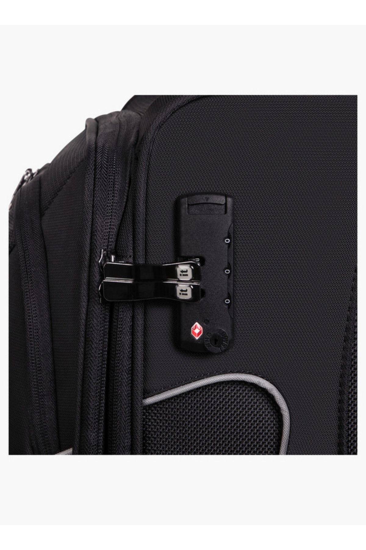 IT-4-Wheel Softcase Cabin Trolley Bag with Retractable Handle - 20 Inches - Check-In Bag 7
