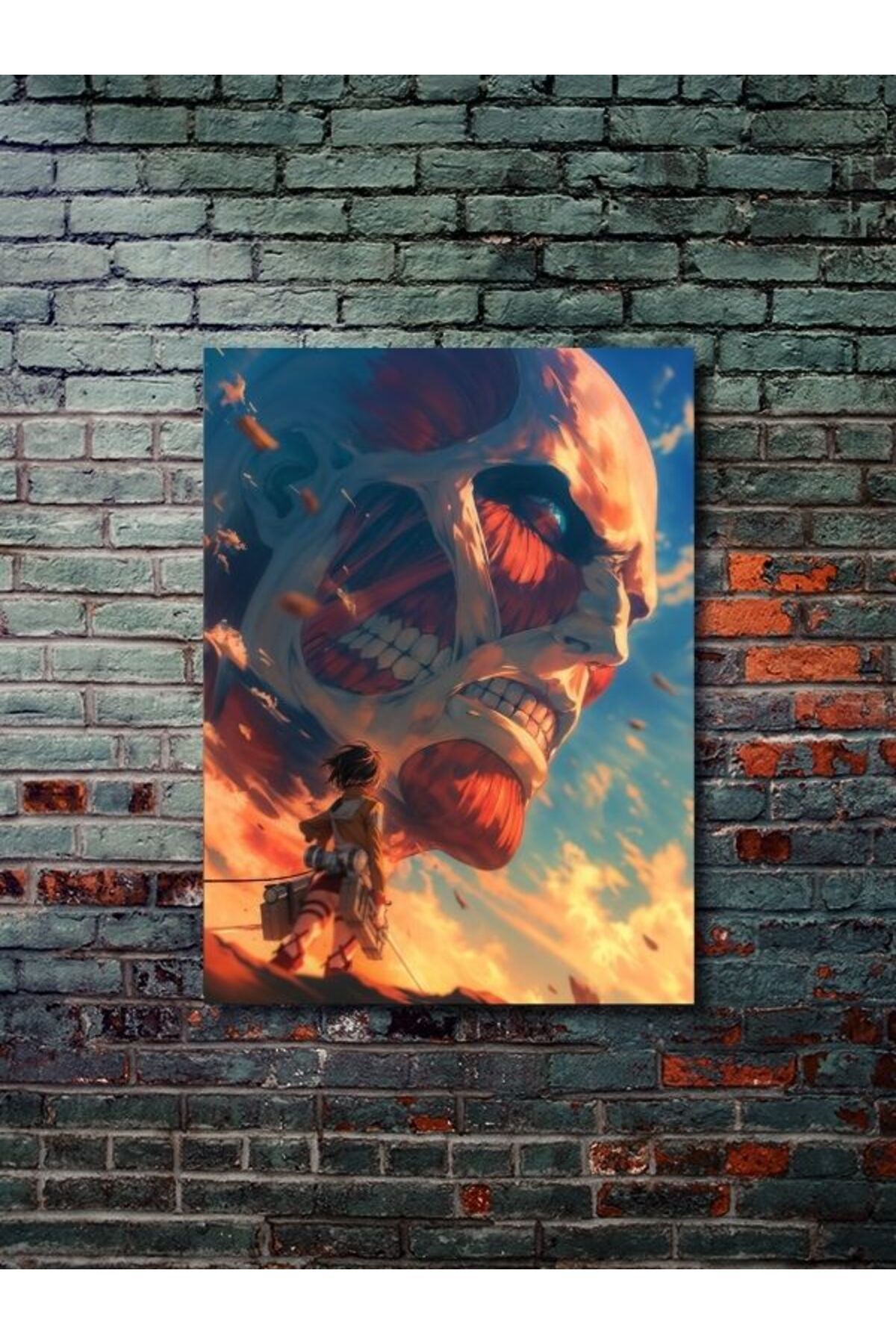 ZNC Attack On Titan - Anime & Manga Posterleri, Özel Tasarım Kağıt Poster, Duvar Sanatı