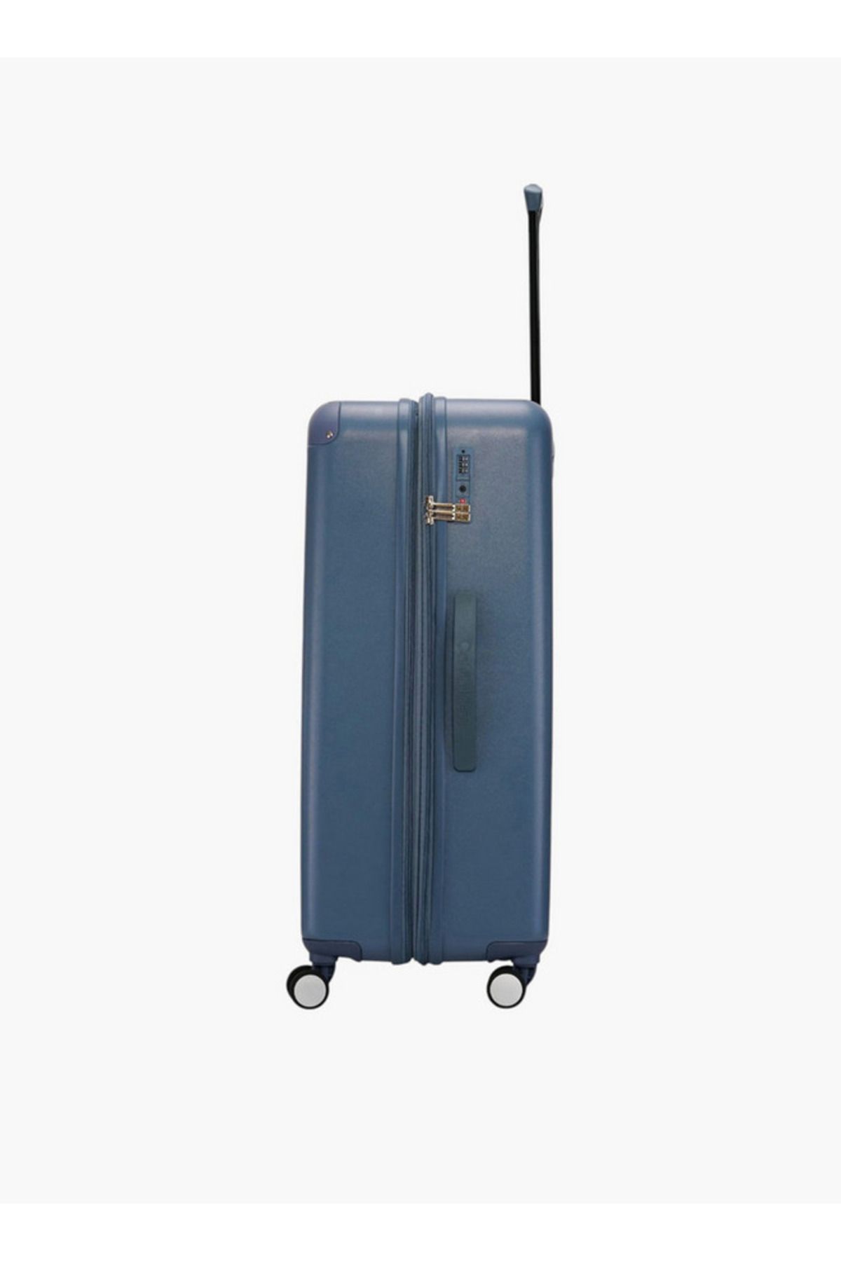 Calvin Klein-Textured Hardcase Trolley Bag with Telescopic Handle - 24 Inches - Check-In Bag 7