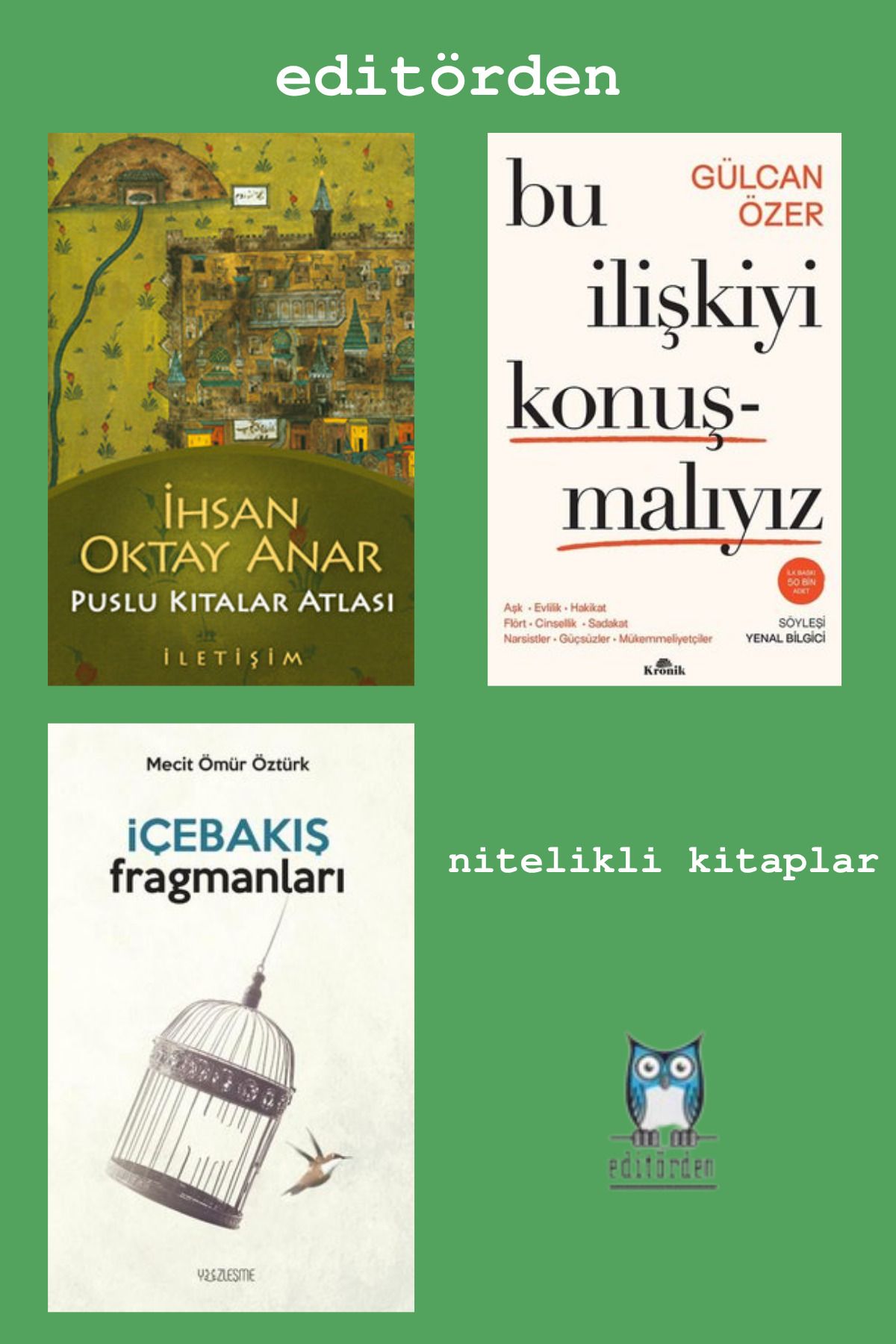 Yüzleşme Yayınları Puslu Kıtalar Atlası - Bu İlişkiyi Konuşmalıyız / Gülcan Özer - İçebakış Fragmanları / Mecit Ömür Ö.