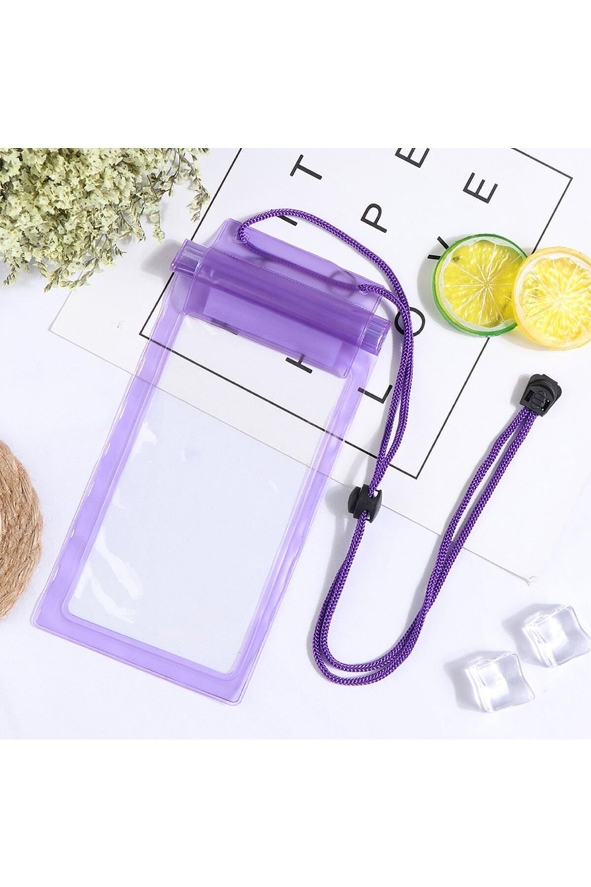 QEM Su Geçirmez Telefon Kılıf Kab Universal Waterproof Ipx Boyun Askılı Cırt Cırt Tasarım