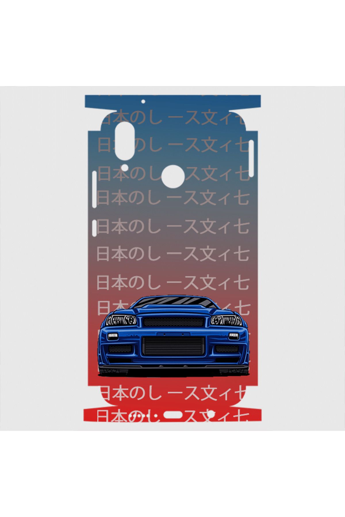 Royaleks Huawei P 20 Lite Telefon Kaplama - Skyline R34 JDM 2