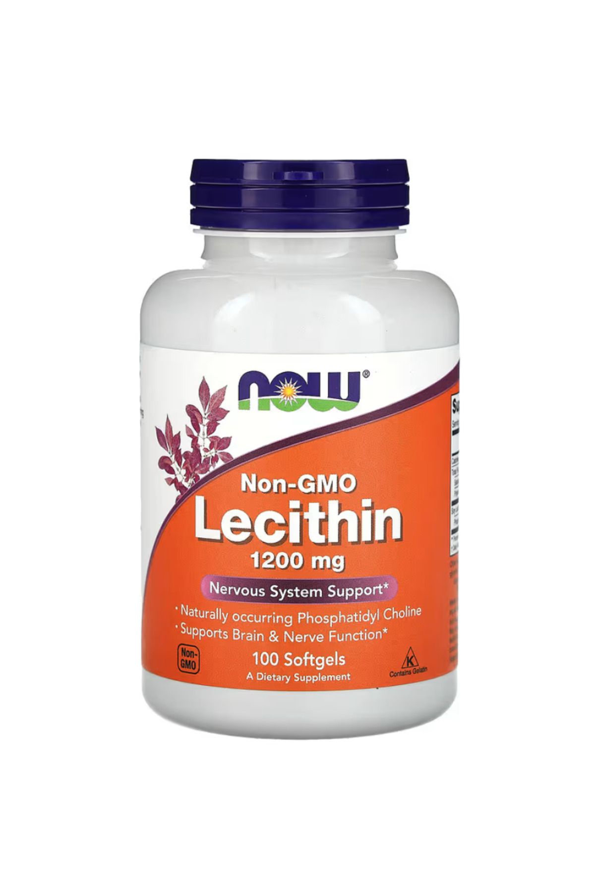 Now Foods , Non-GMO Lecithin, 3,600 mg, 100 Softgels (1,200 mg per Softgel)