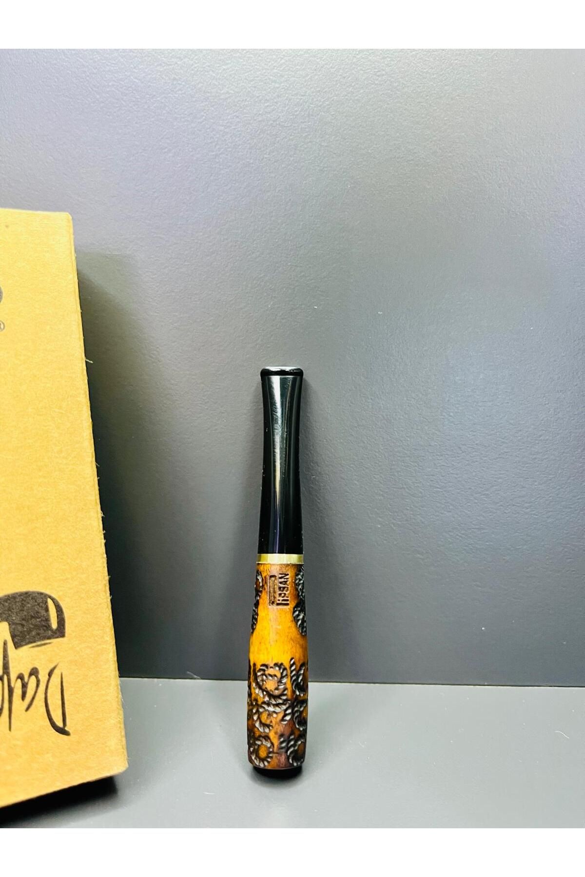 Pipsan Hakiki Gül Ağacı 7,5 mm(Kalın) Premium Sigara Ağızlığı