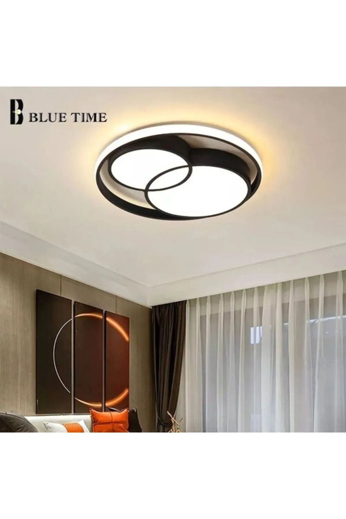 XİGENON Prestige plafonyer yuvarlak ledli lüx avize