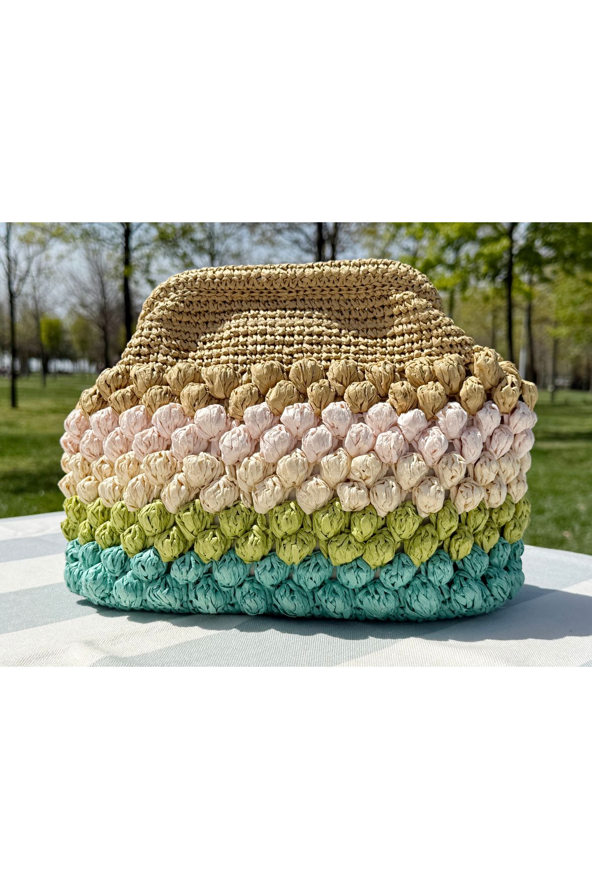 Bunibag RAFYA GİZLİ BURSLU ŞIK CLUTCH