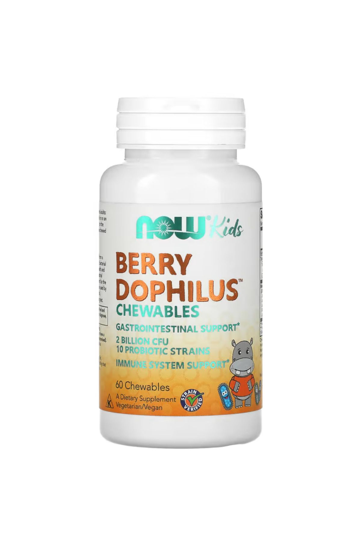 Now Foods , Berry Dophilus, Kids, 2 Billion, 60 Chewables