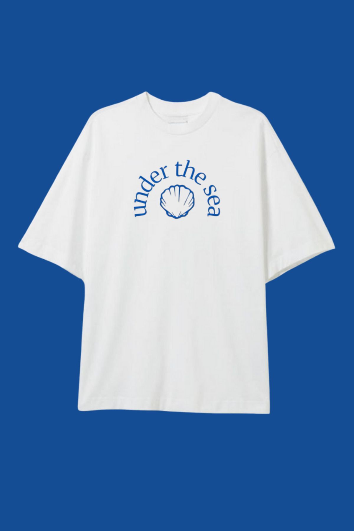 Dupe Design UNDER THE SEA Baskılı Oversize T-shirt