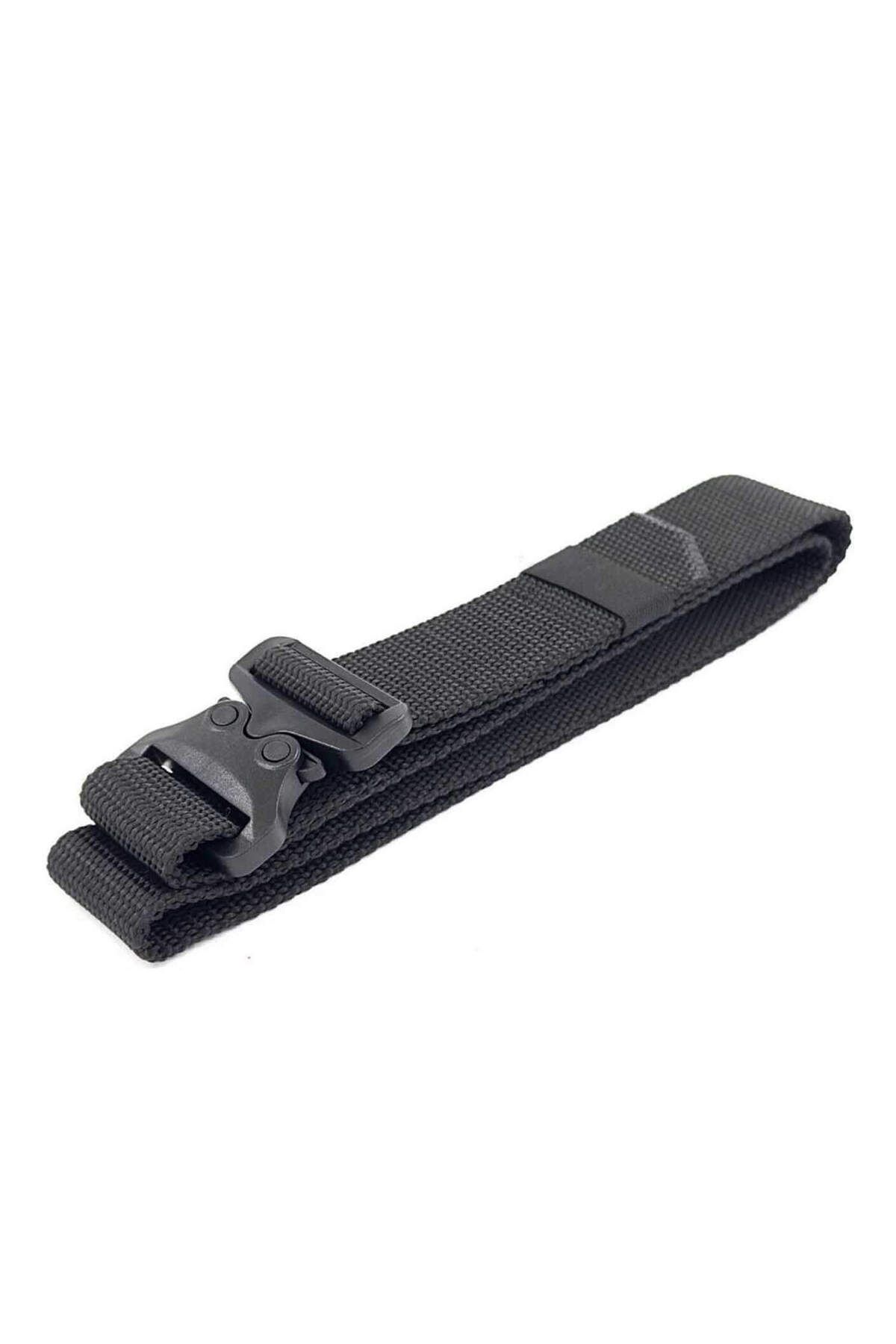 Aresoutdoors Plastik Tokalı Siyah Tactical Cobra Kemer