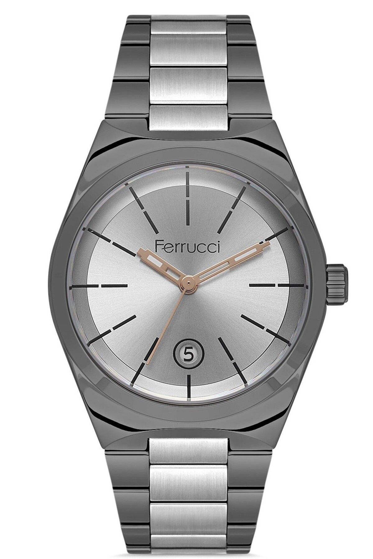 Ferrucci ERKEK KOL SAATİ FC122403444M.04600023 Gümüş-Koyu Gri