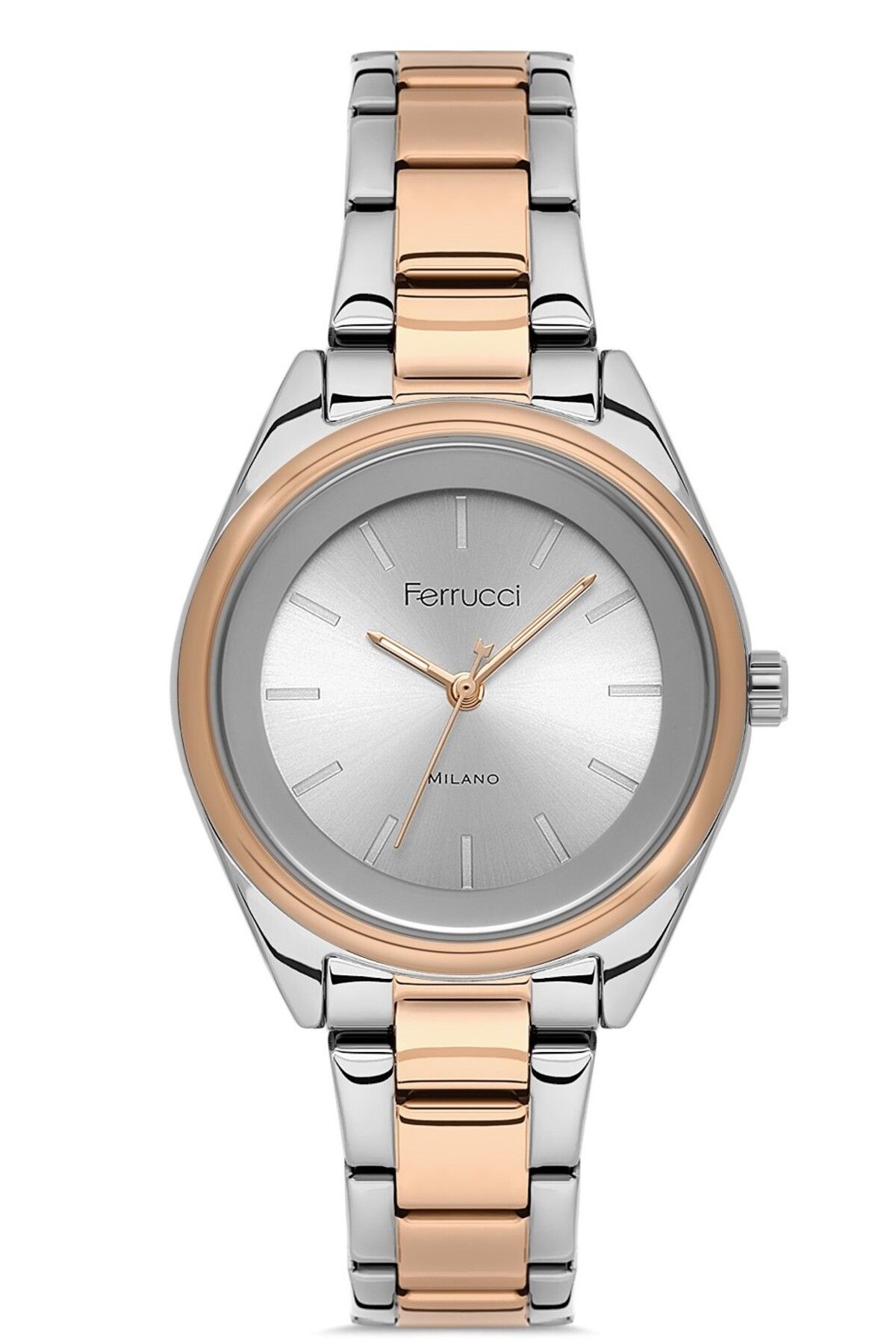 Ferrucci KADIN KOL SAATİ FC112403435M.03640003 GÜMÜŞ-ROSE
