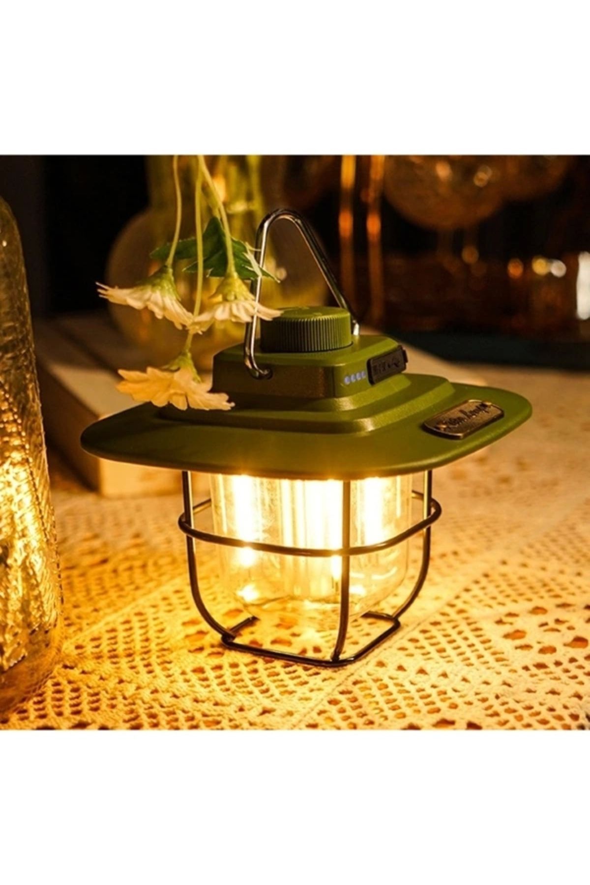 SerenityHaven Şarjlı Powerbank Özellikli Işıldak